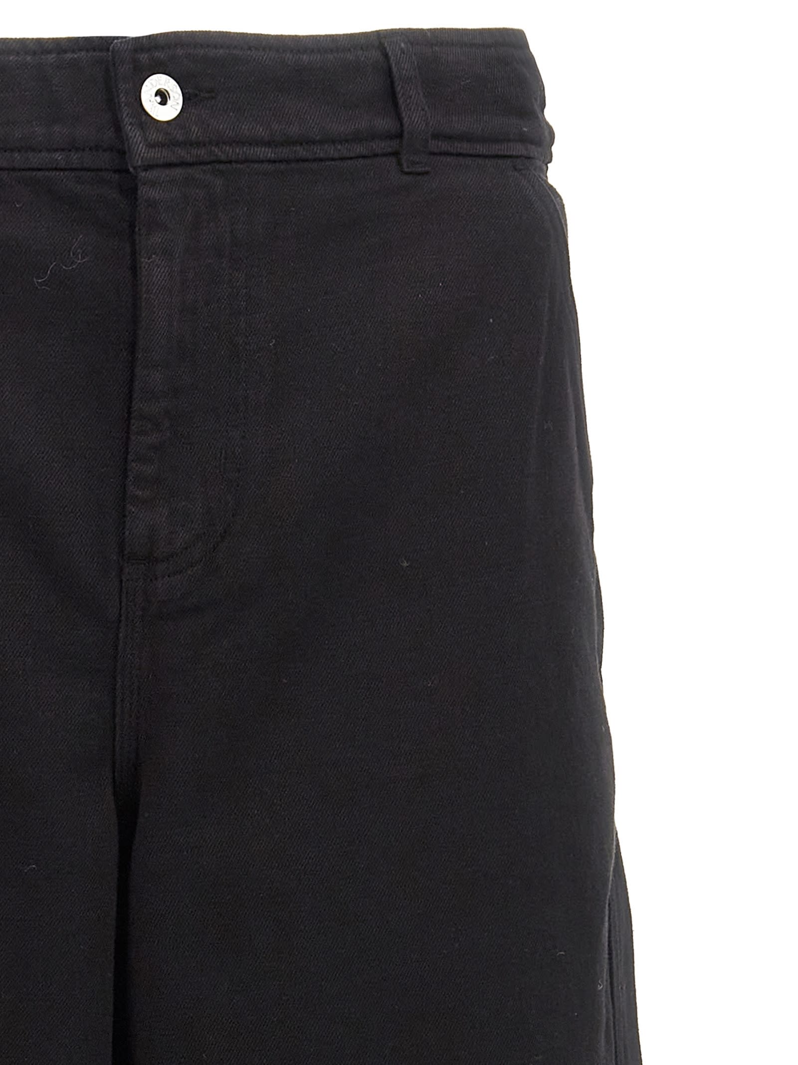 Jw Anderson J.w.anderson 'high Weist Wide Leg' Pants In Black
