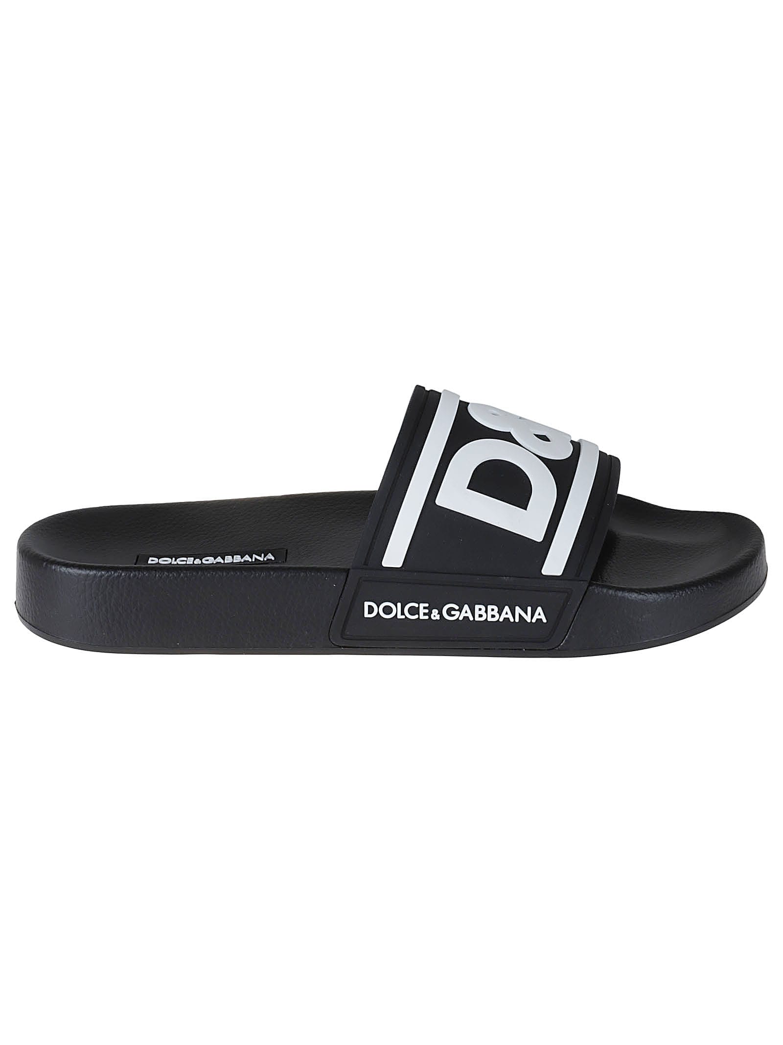 Dolce & Gabbana Logo Detail Sliders