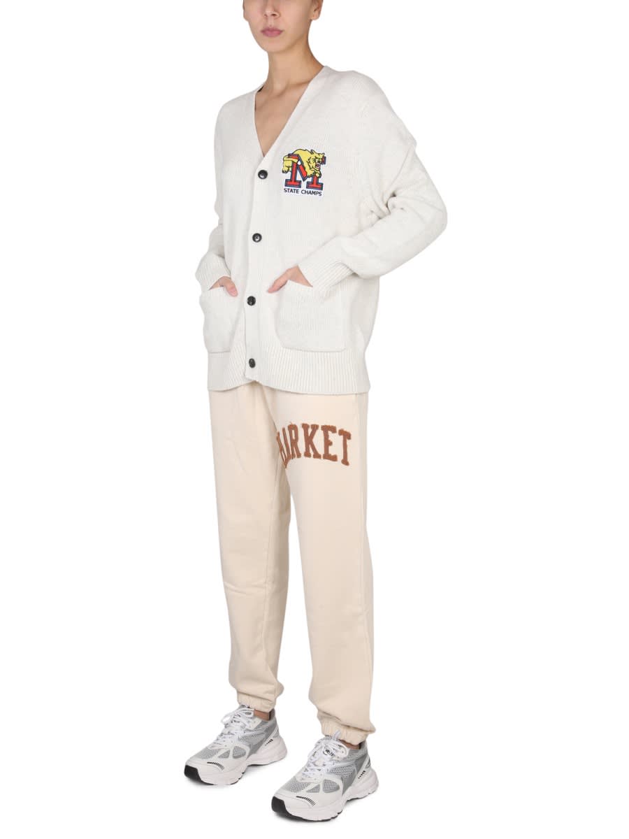 Shop Market Cardigan State Champs In Beige