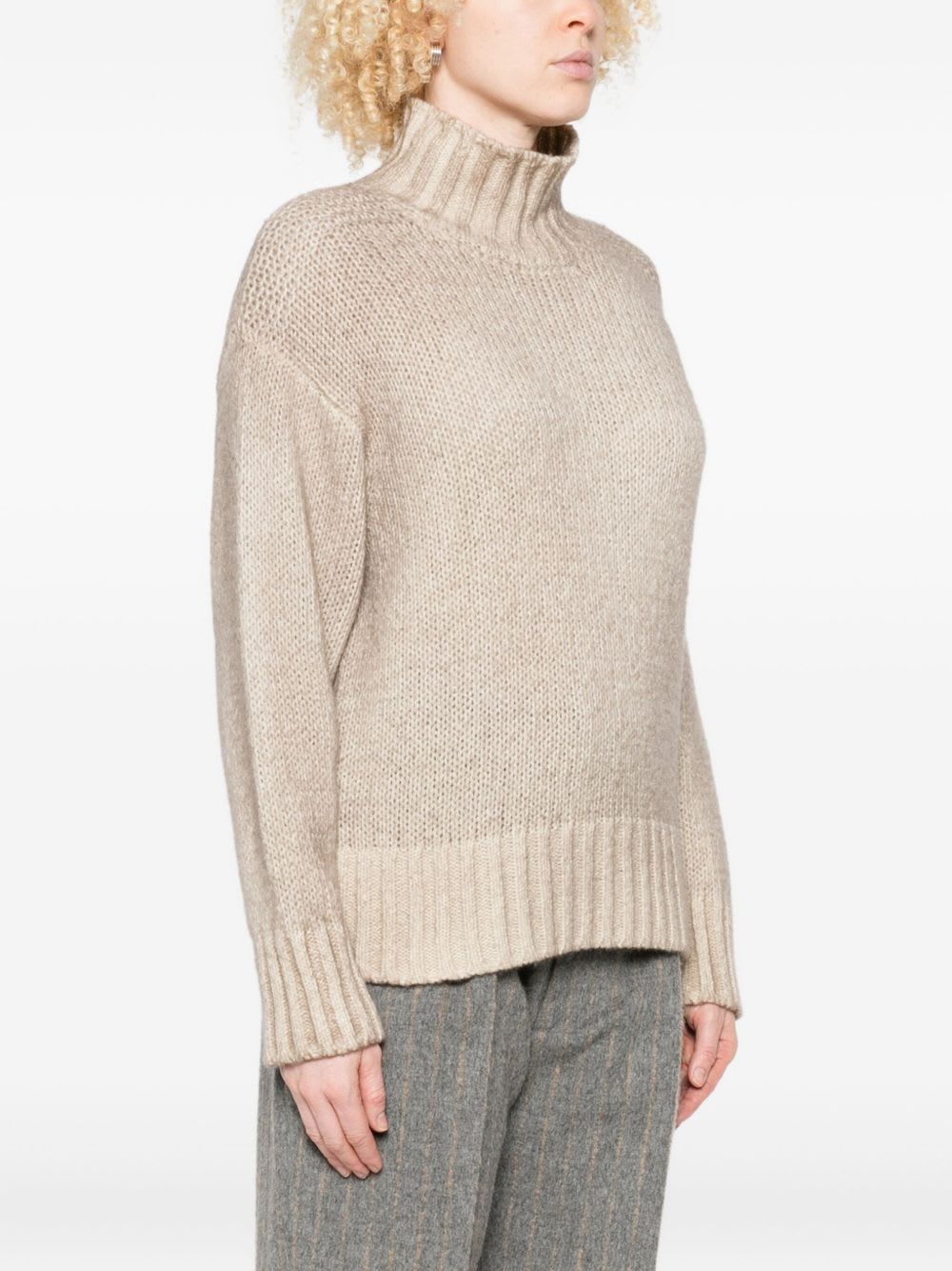 Avant Toi Cashmere Turtle-neck Jumper In Neutral
