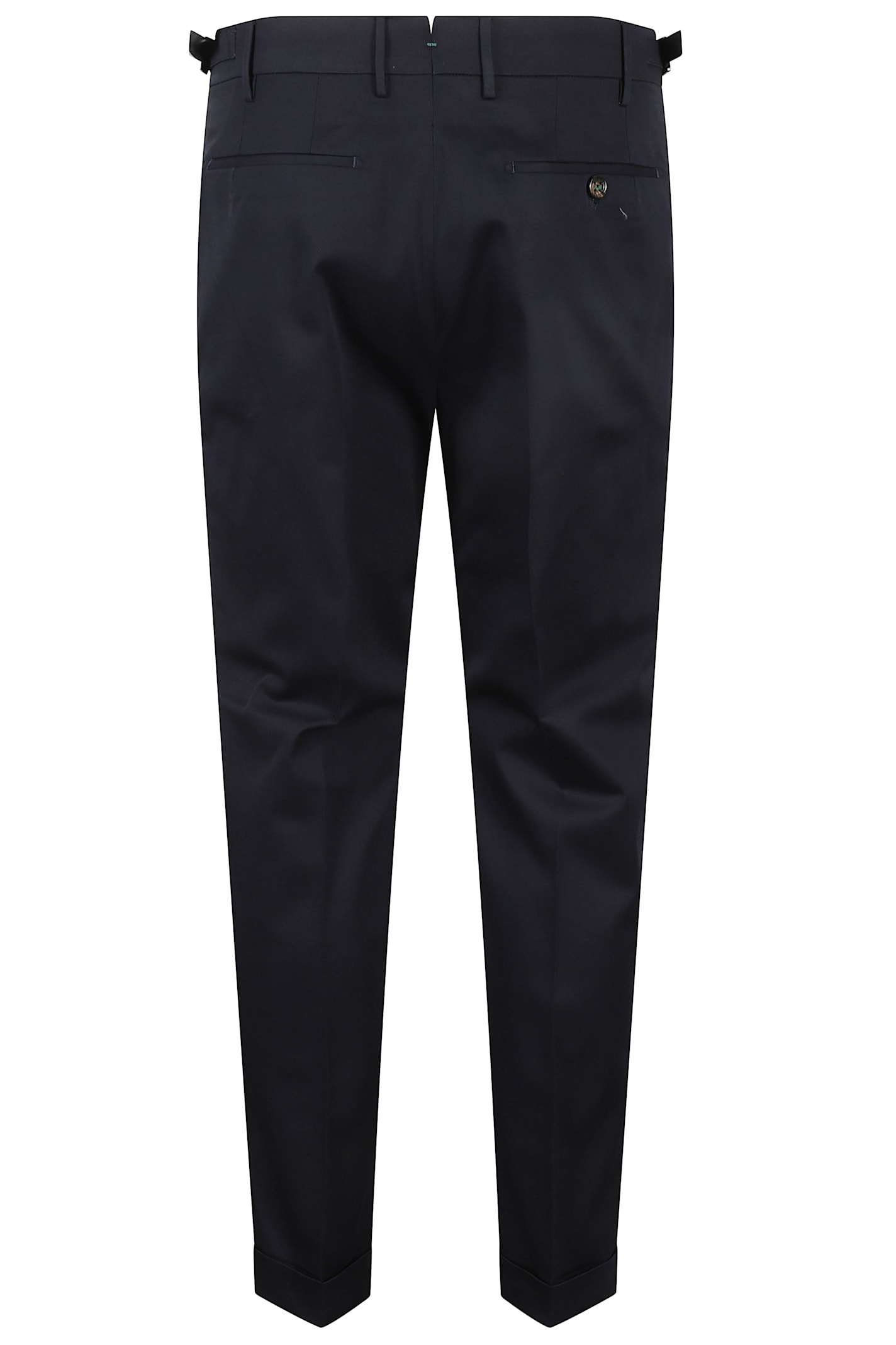 Berwich Elastic Waistband Trousers With Side And Back Pockets