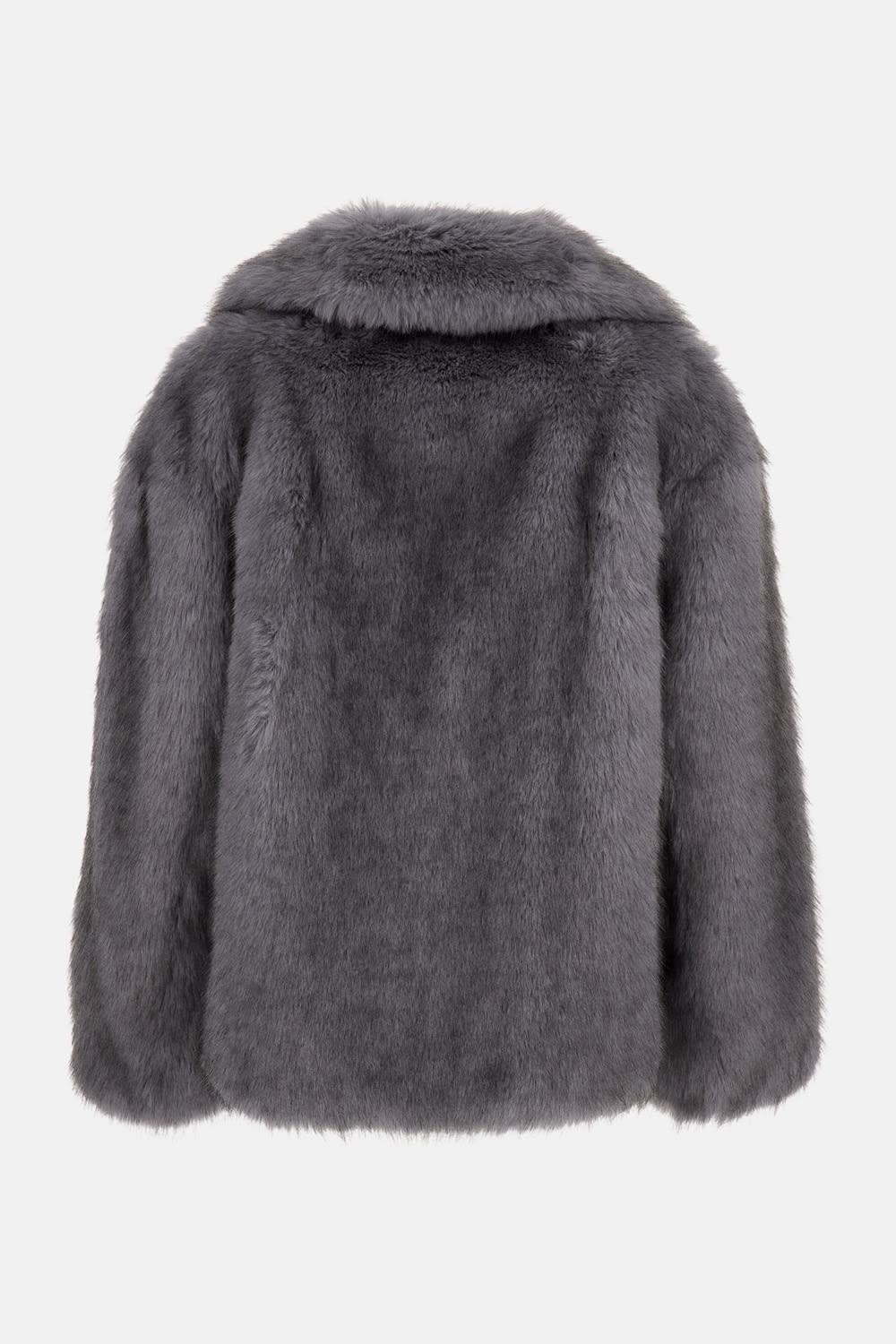 Stand Studio Faux Fur Valentina Jacket In Gray