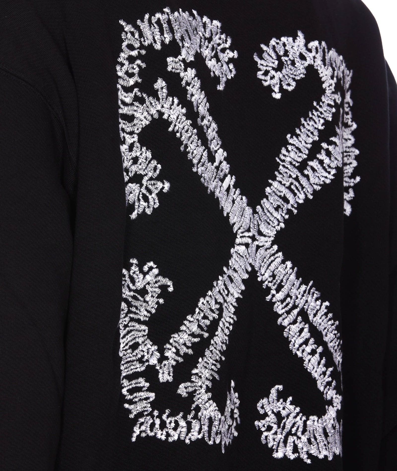 Shop Off-white Tattoo Arrow Sweatshirt In Black