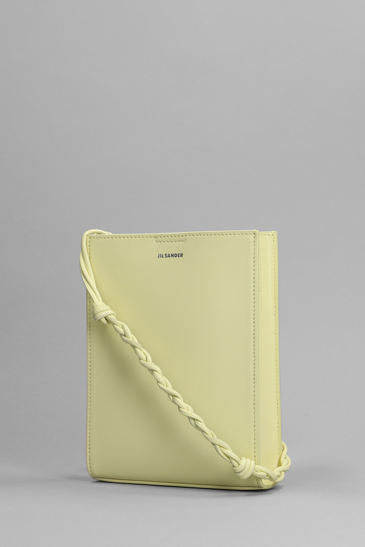 Jil Sander Tangle Sm Shoulder Bag In Yellow Leather | ModeSens