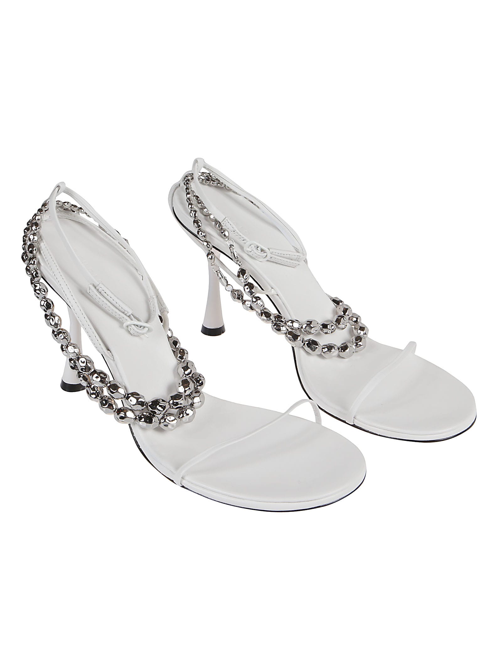 Shop Studio Amelia Trinket Sandals In Wht White