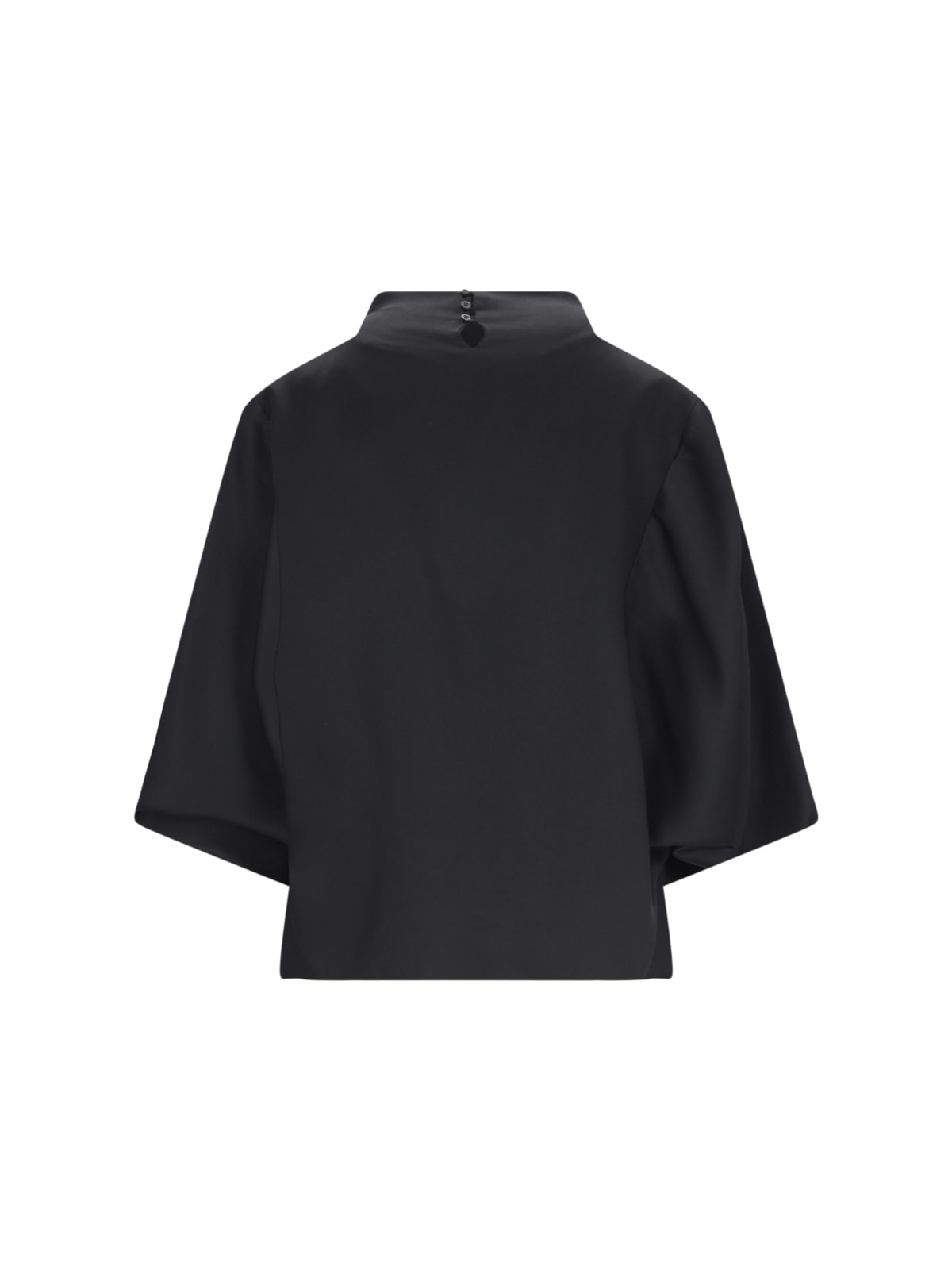 Shop Dries Van Noten High Neck Blouse In Black