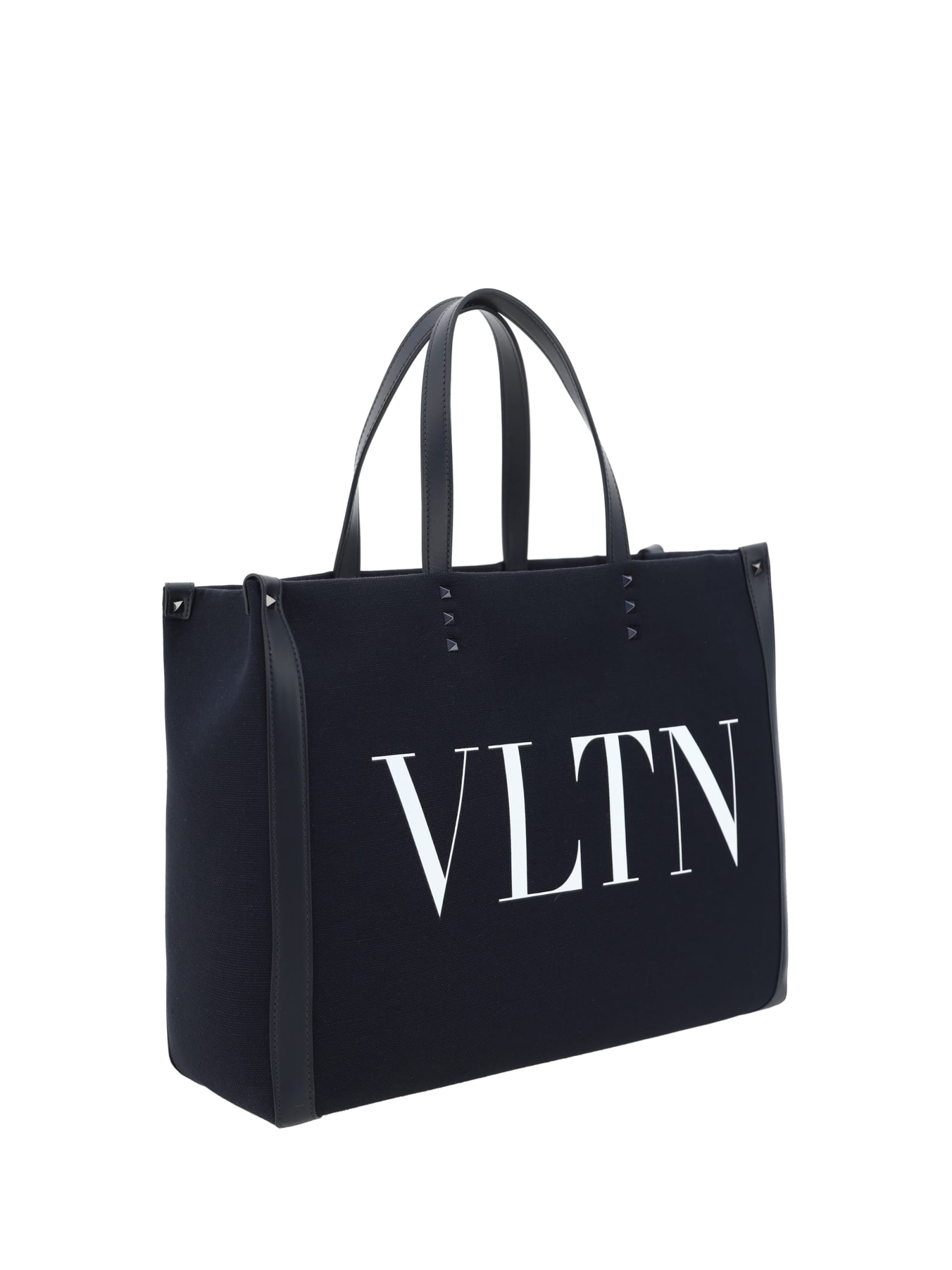 Shop Valentino Handbag In Nero/bianco