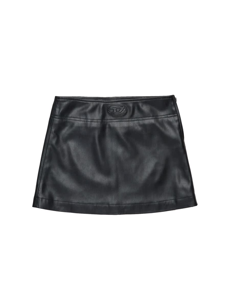 Diesel Gleppy Mini Skirt In Gray