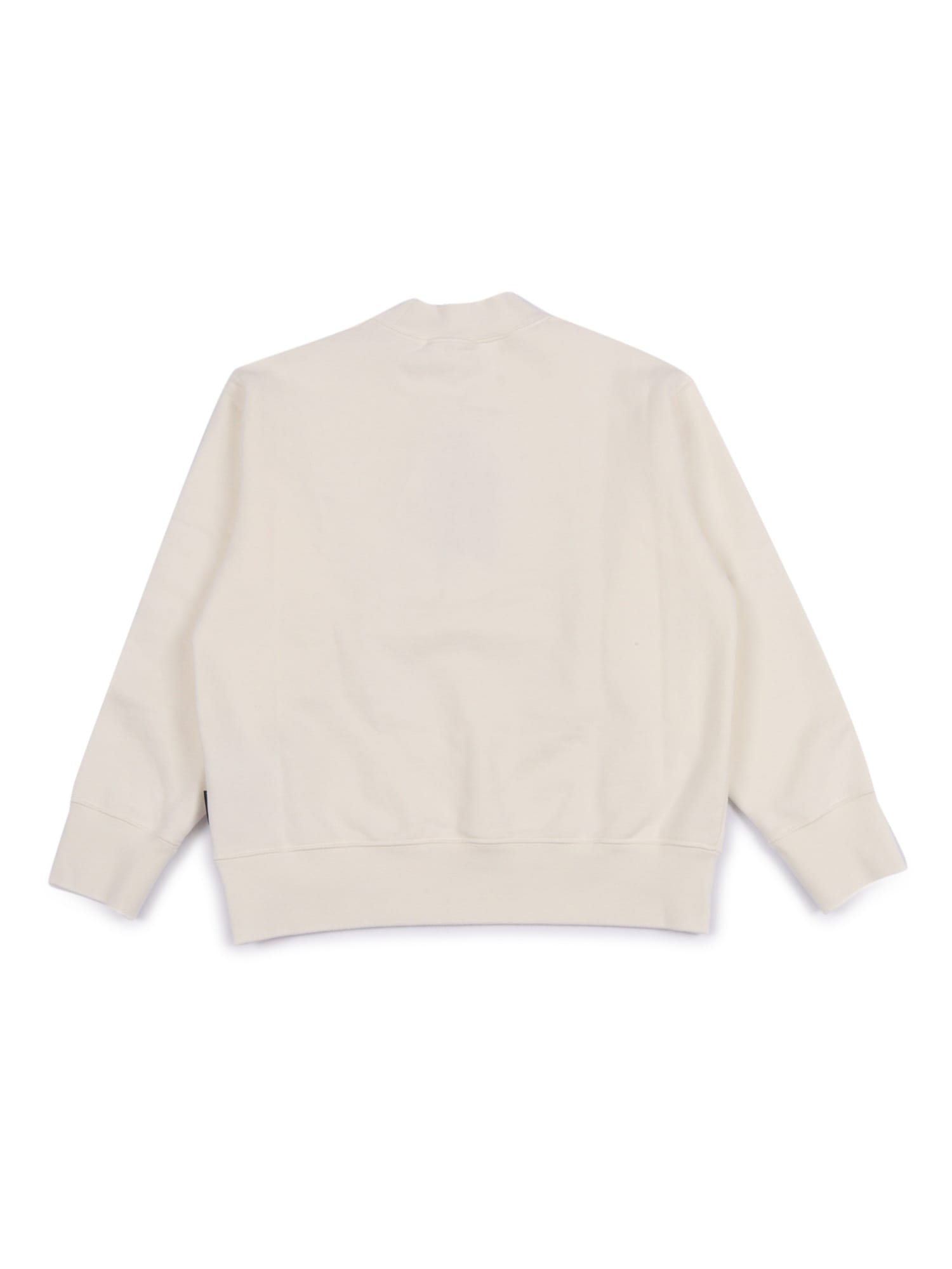 Palm Angels Pa Spray Bear Crewneck Off White - Antiq In White