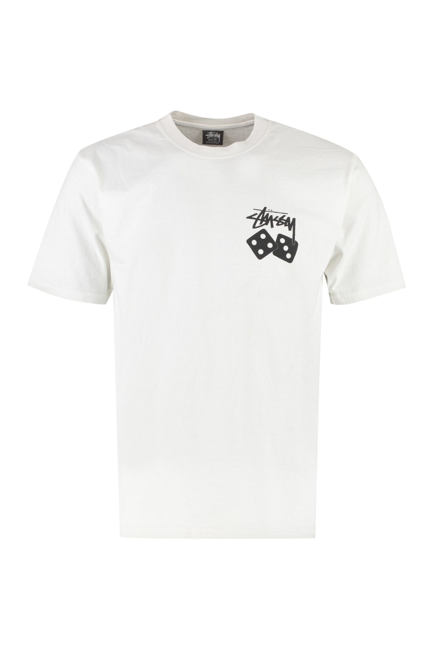 Stussy Short Sleeve Printed Cotton T-shirt