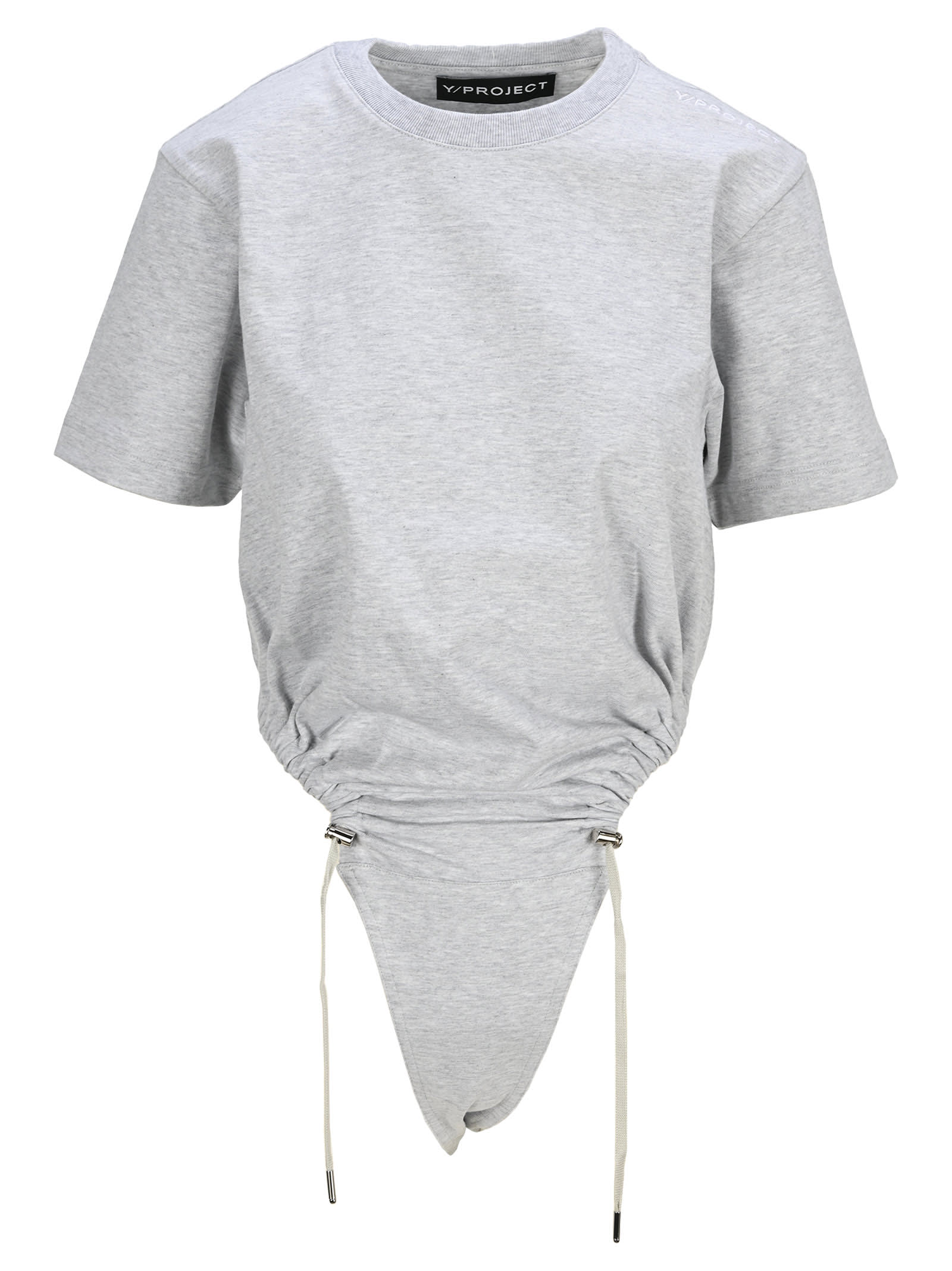 Y/PROJECT Y/PROJECT RUCHED BODYSUIT,WBODY15S20J21GREY