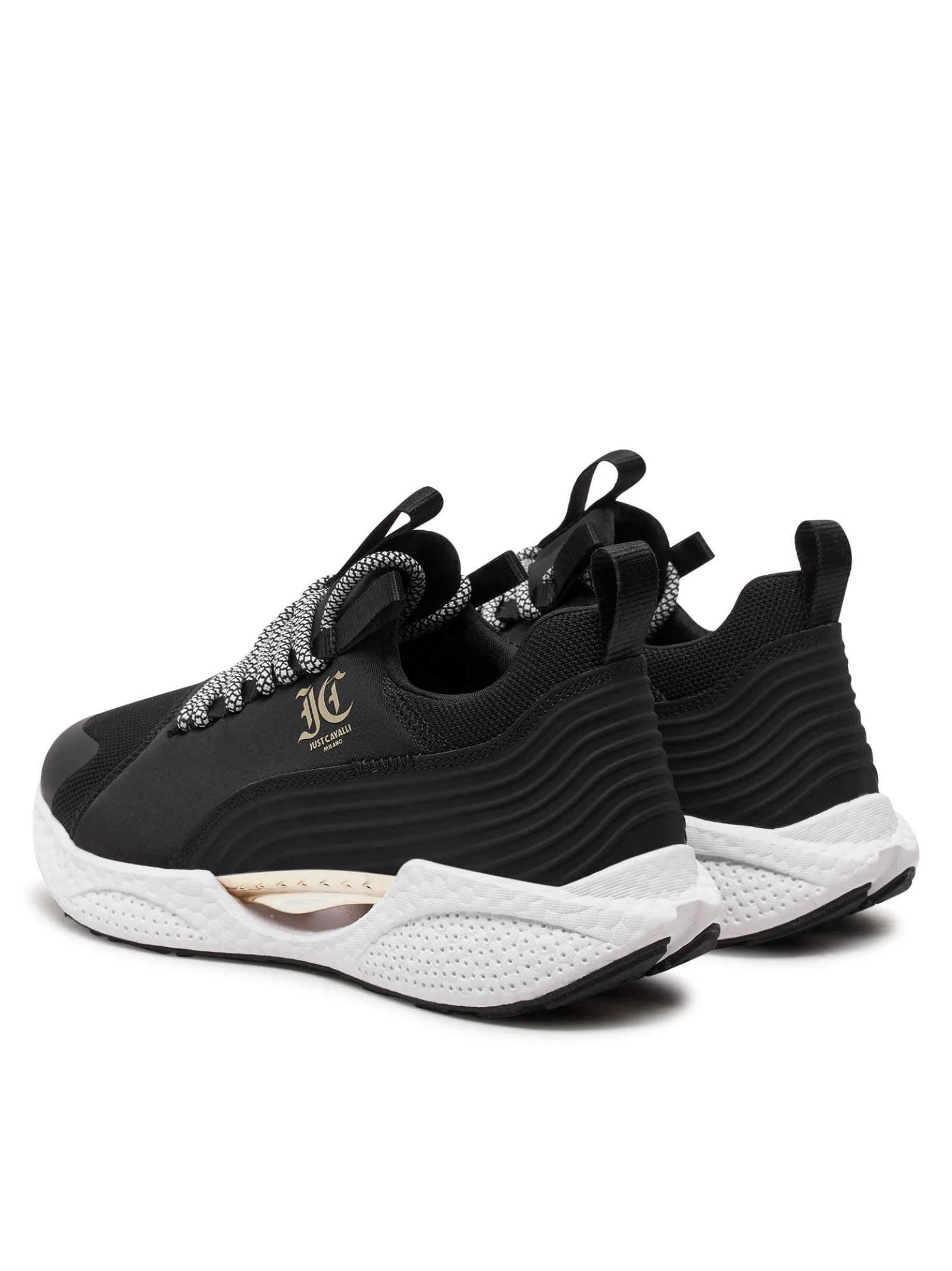 Shop Just Cavalli Sneakers In Black