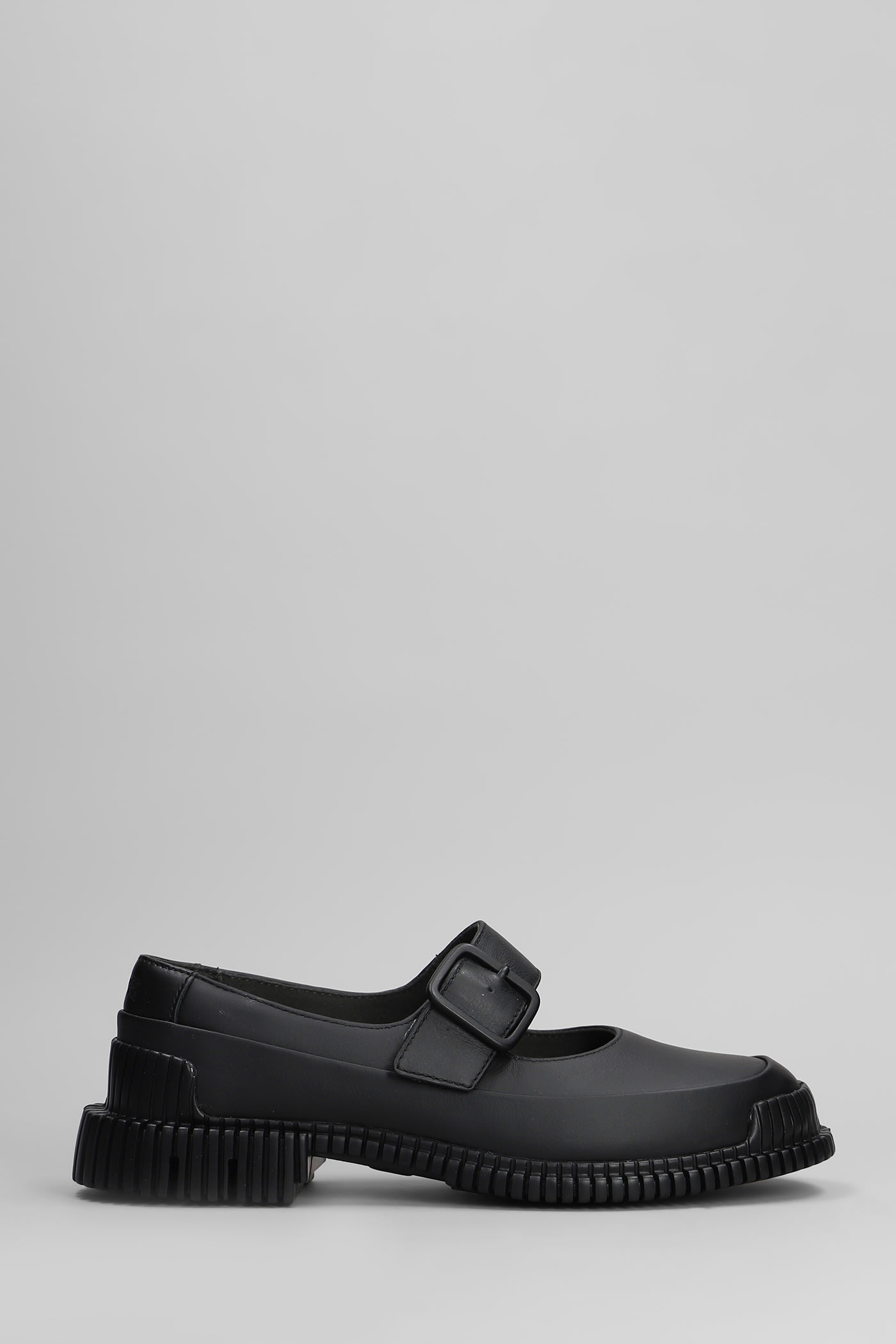 Camper Pix Loafers In Black Leather