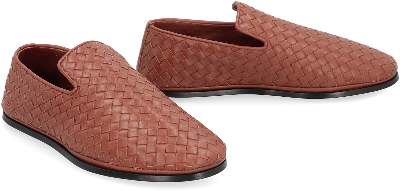 Bottega Veneta Sunday Leather Slippers