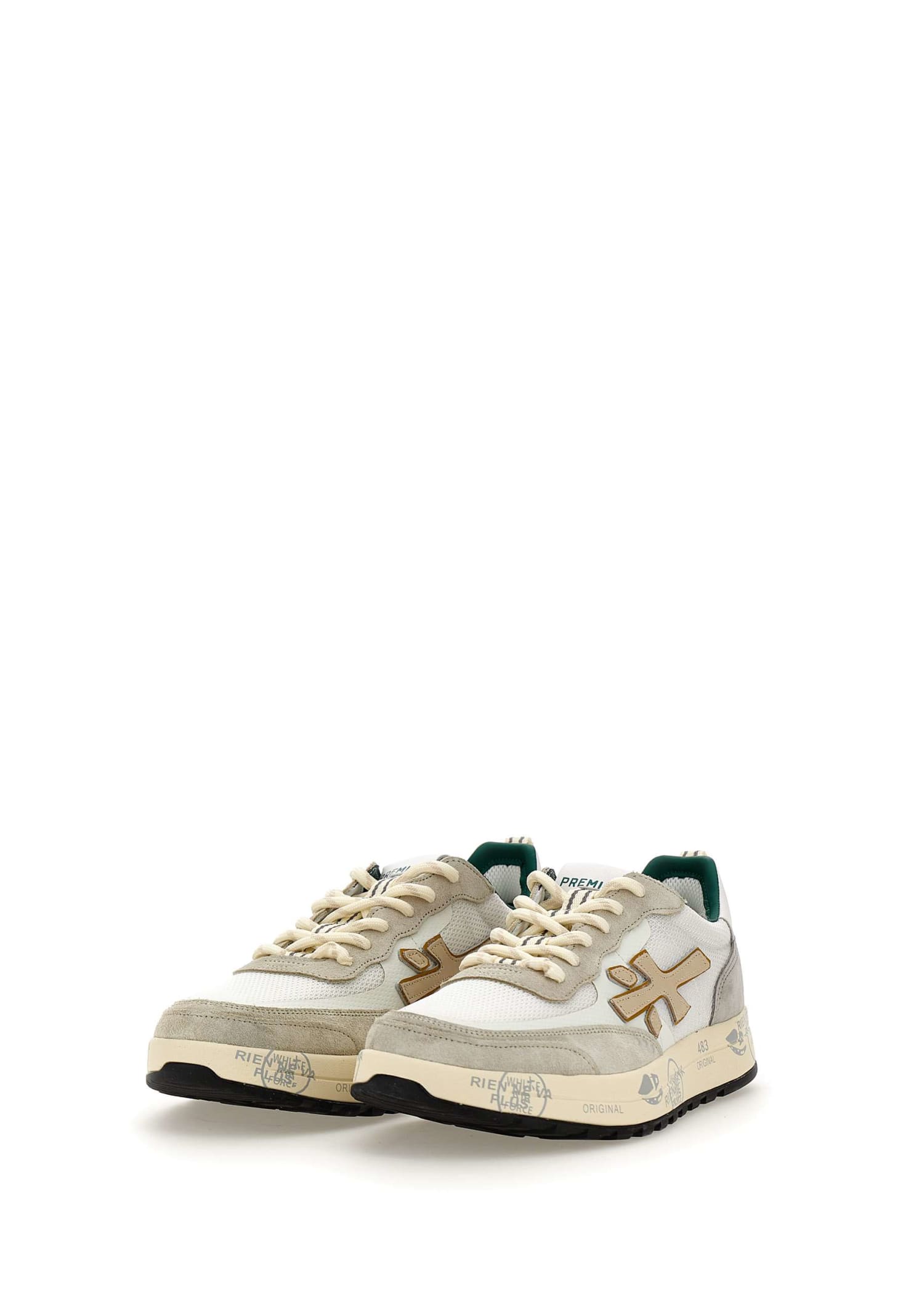 Shop Premiata Nous6653 Sneakers In White