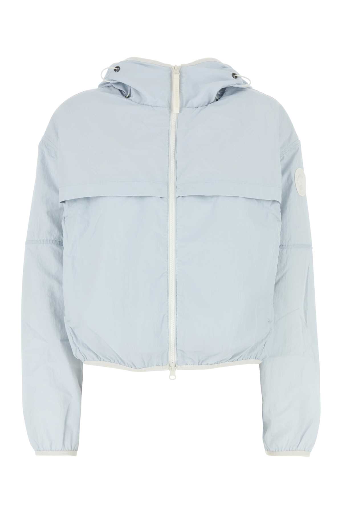 Pastel Light Blue Nylon Sinclair Jacket