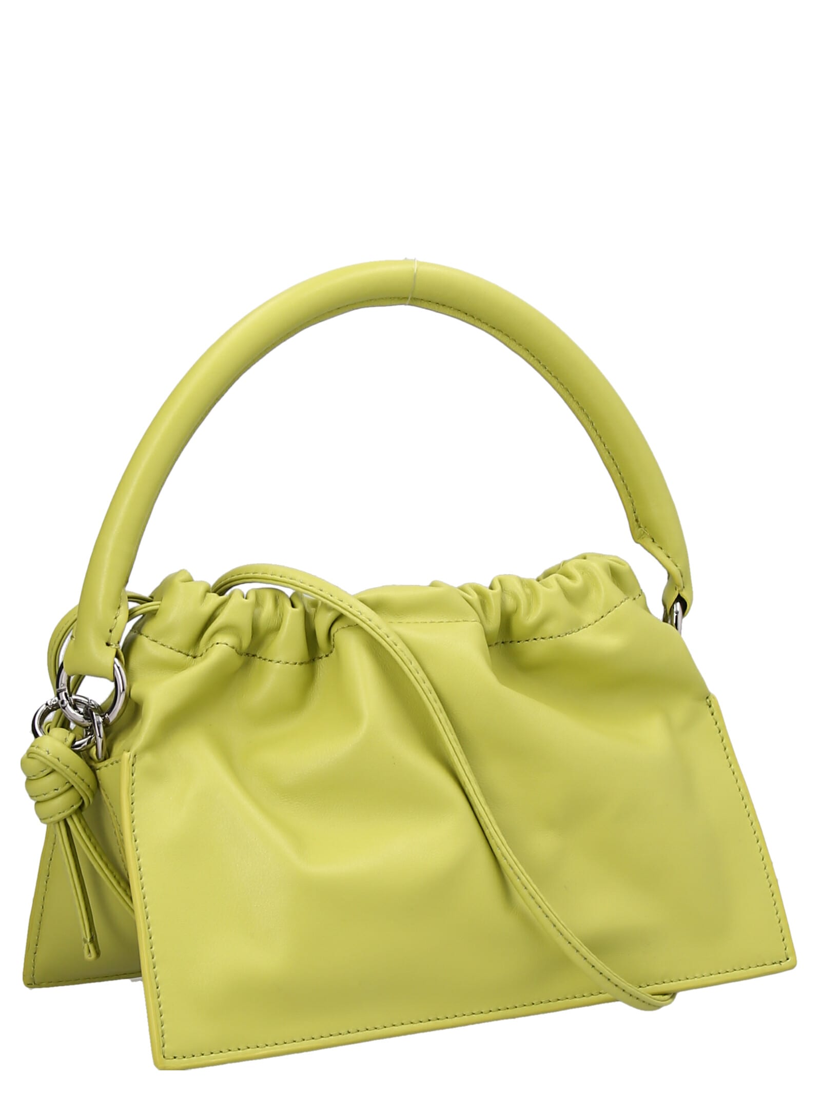 Shop Yuzefi Bom Handbag In Green