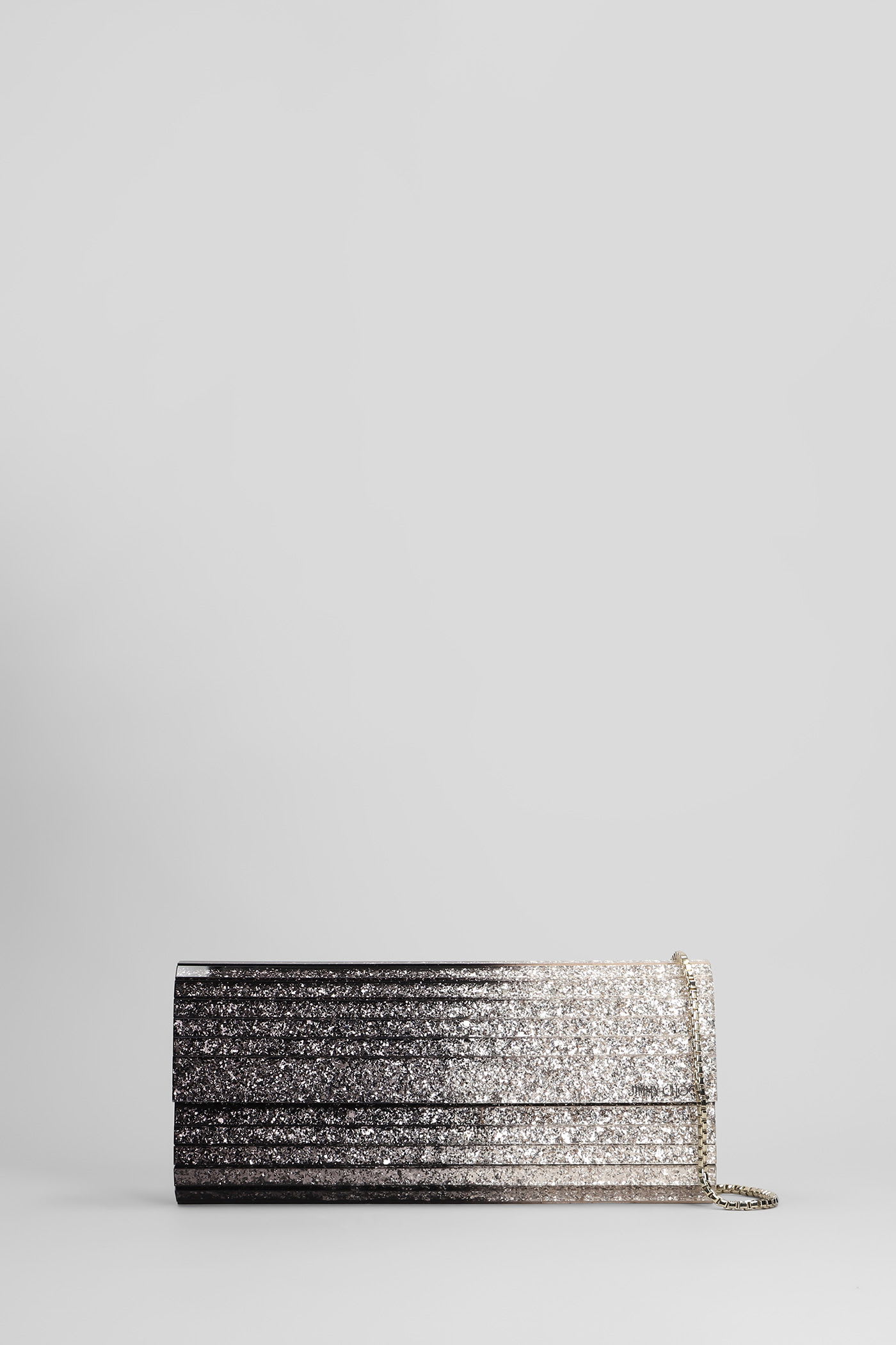Sweetie Clutch In Black Acrylic