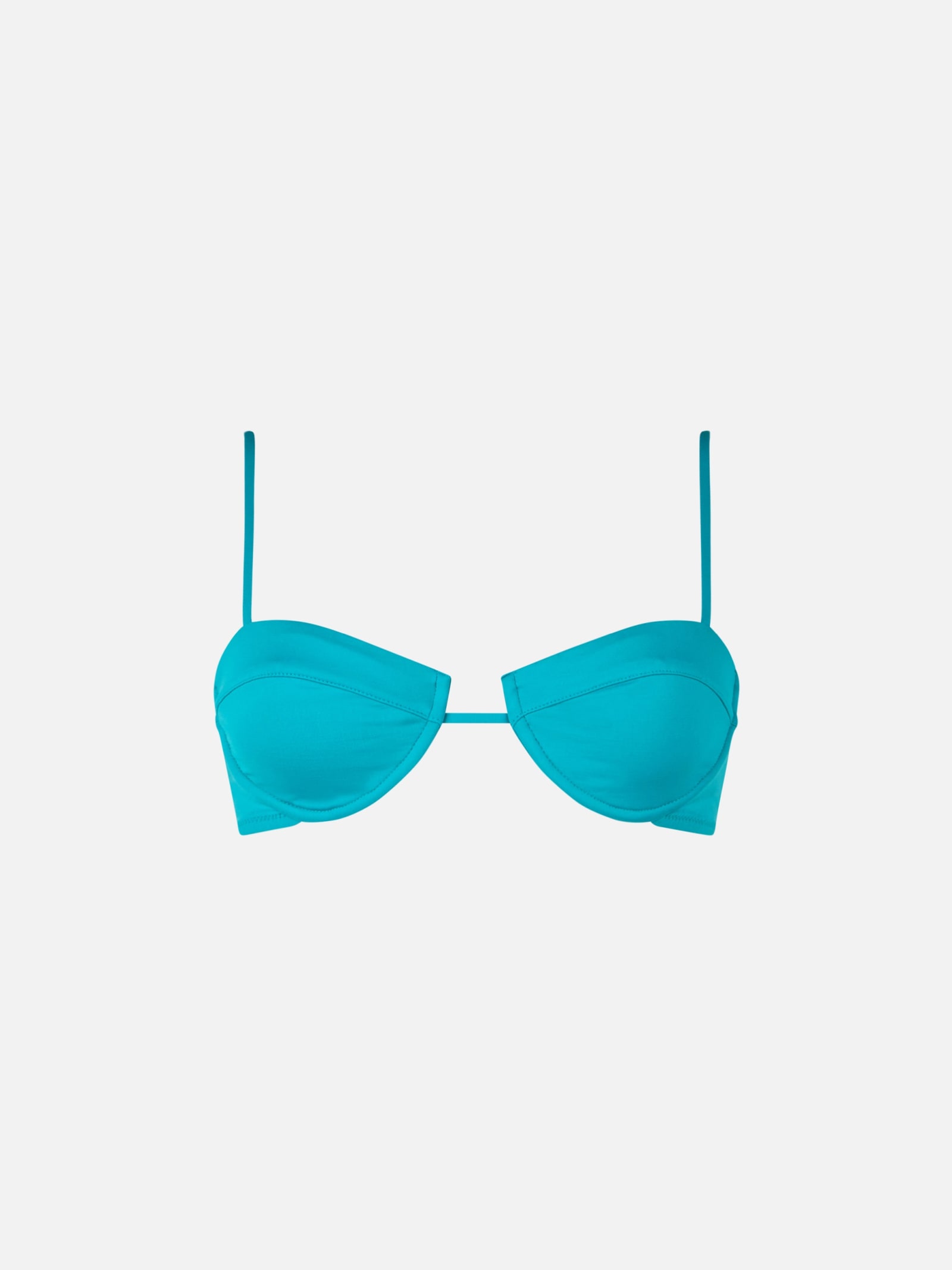 MC2 SAINT BARTH TEAL GREEN SALINA UNDERWIRED BRALETTE TOP