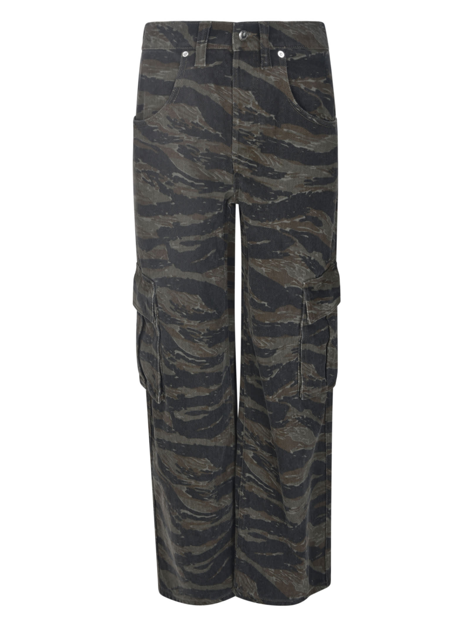 Shop Alexander Wang Bagged Out Pocket Jeans In Camo