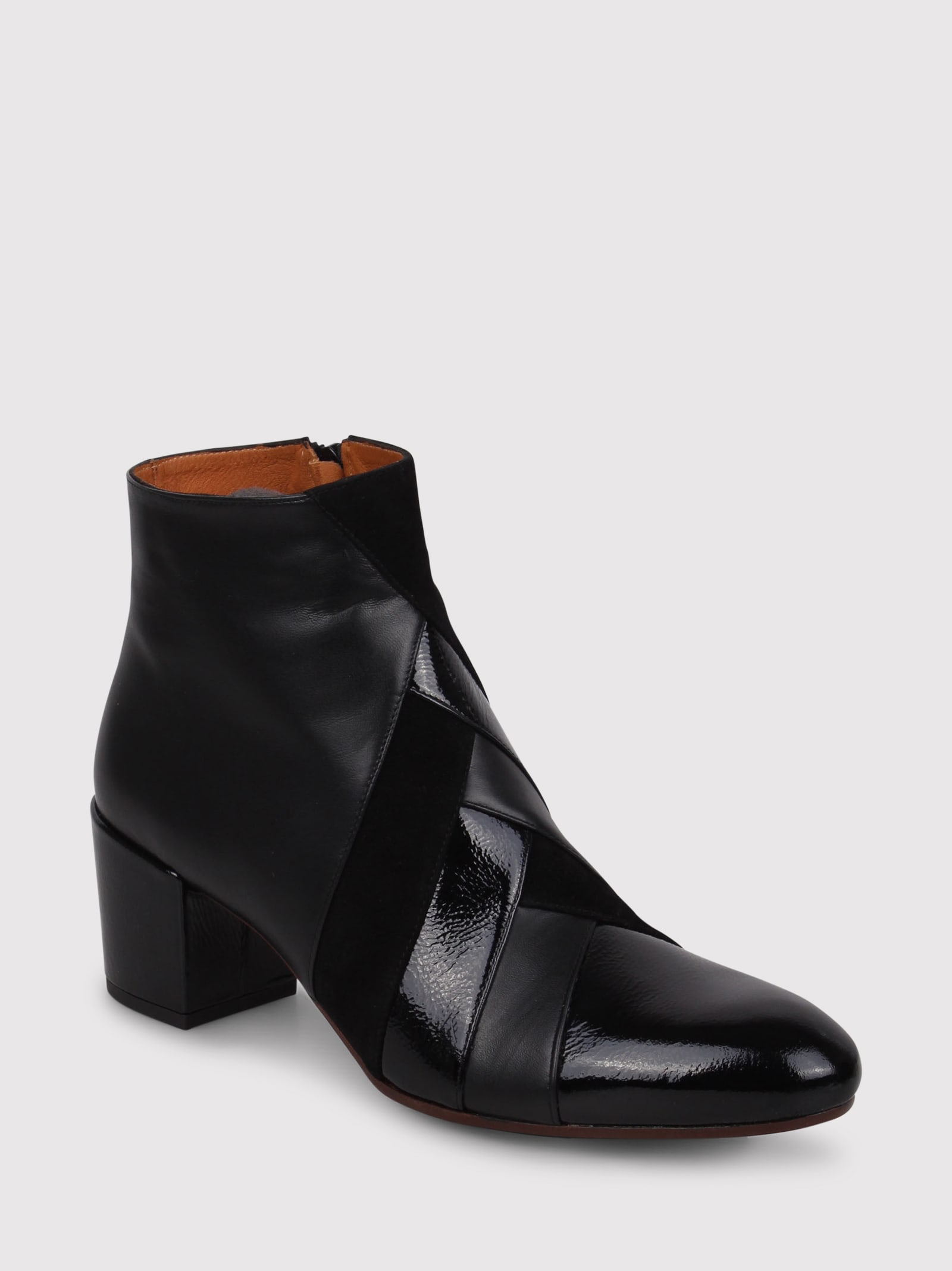 Shop Chie Mihara Nuscap 60mm Leather Ankle Boots