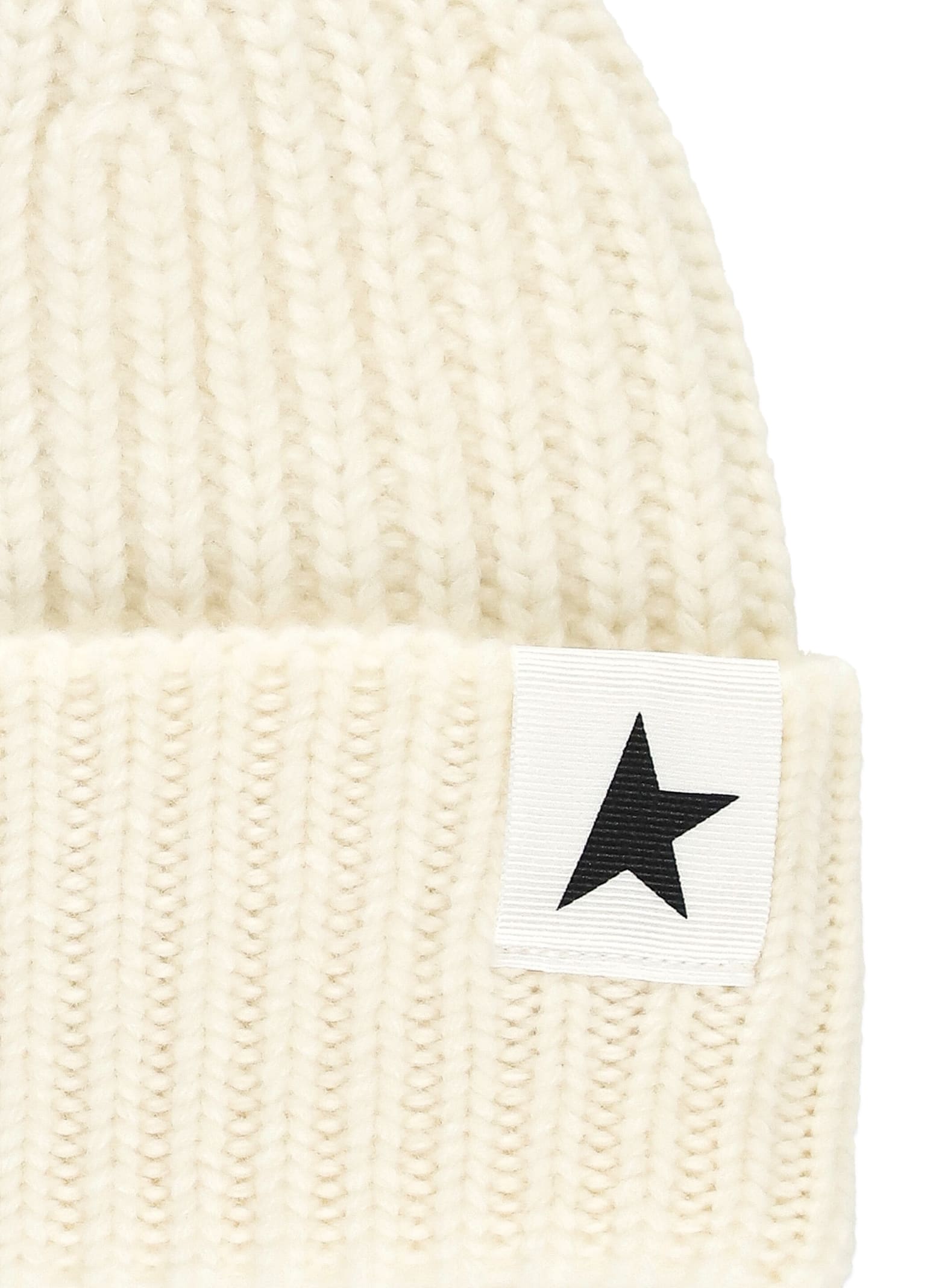 Golden Goose Damian Beanie In White