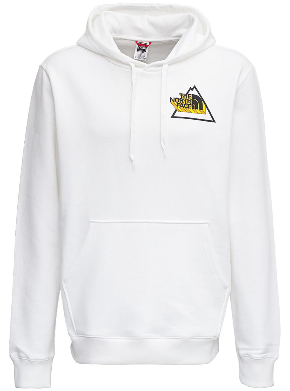 The North Face White Jersey Hoodie With Logo