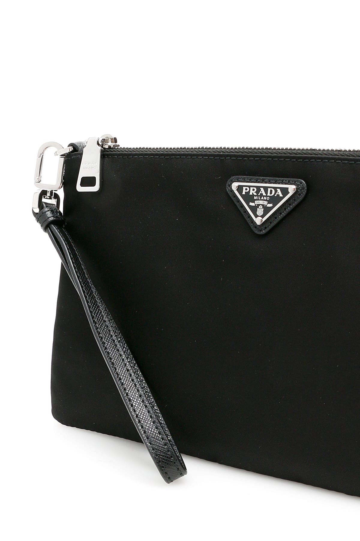 prada nylon key pouch