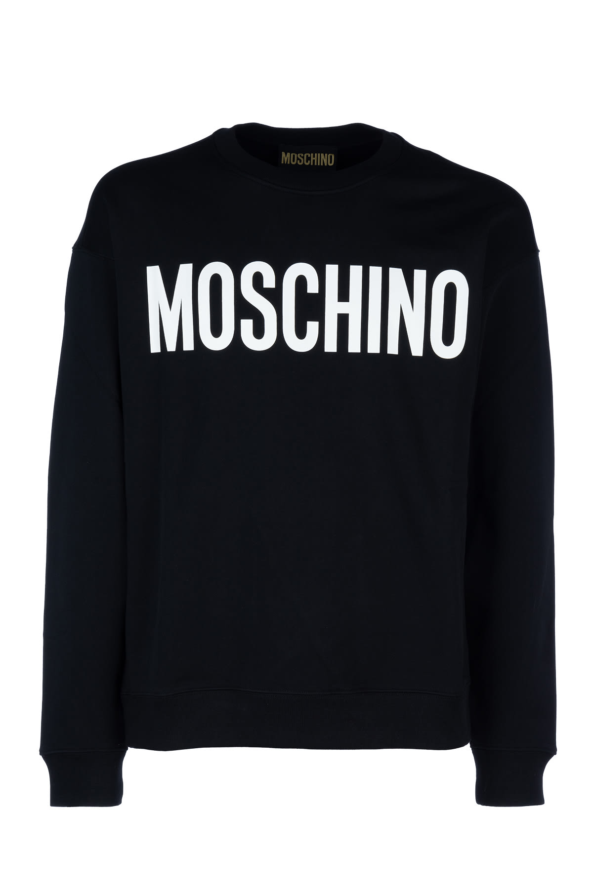 Shop Moschino Felpe In Fantasia Nero