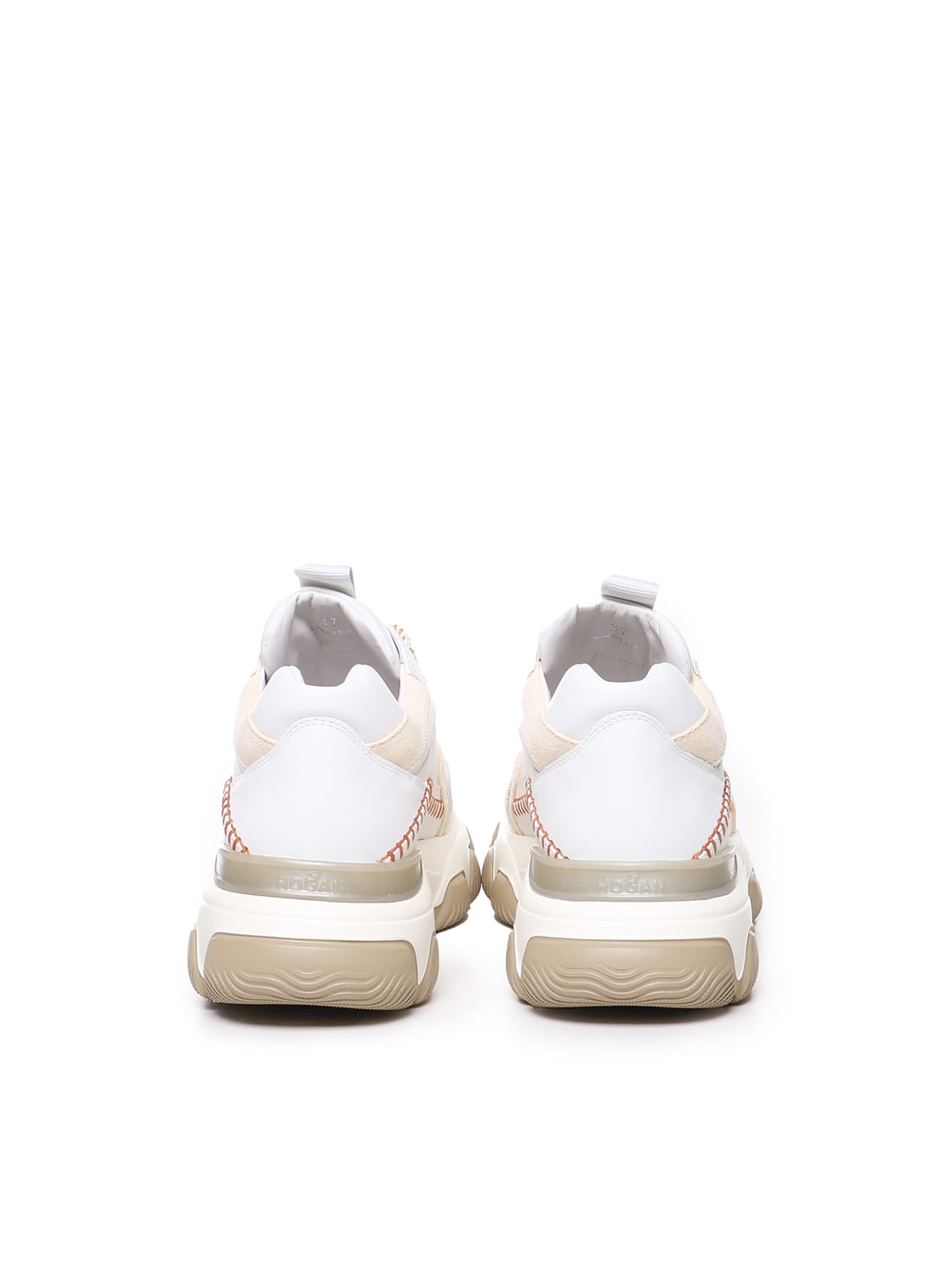 Shop Hogan Hyperactive Sneakers In White, Beige