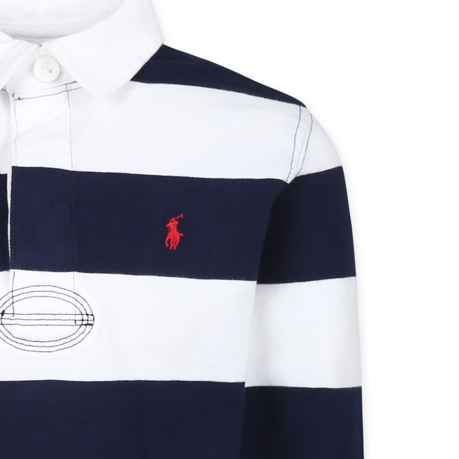 Polo Ralph Lauren Cotton Rugby Shirt In Multicolor