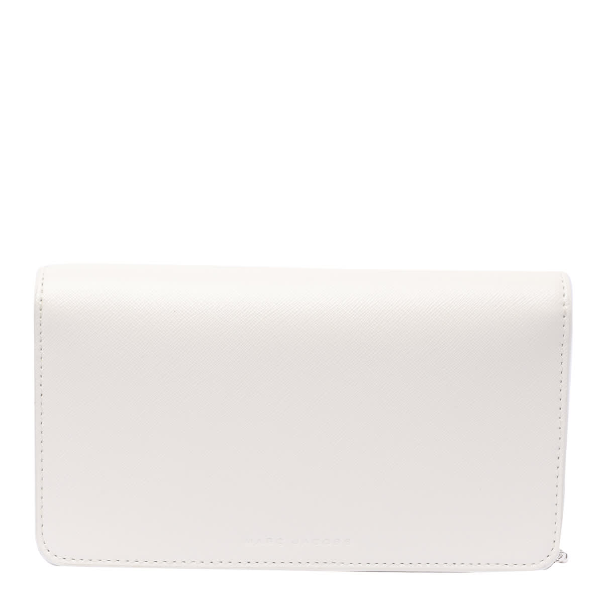 Shop Marc Jacobs The Longshot Chain Wallet Dtm In Bianco