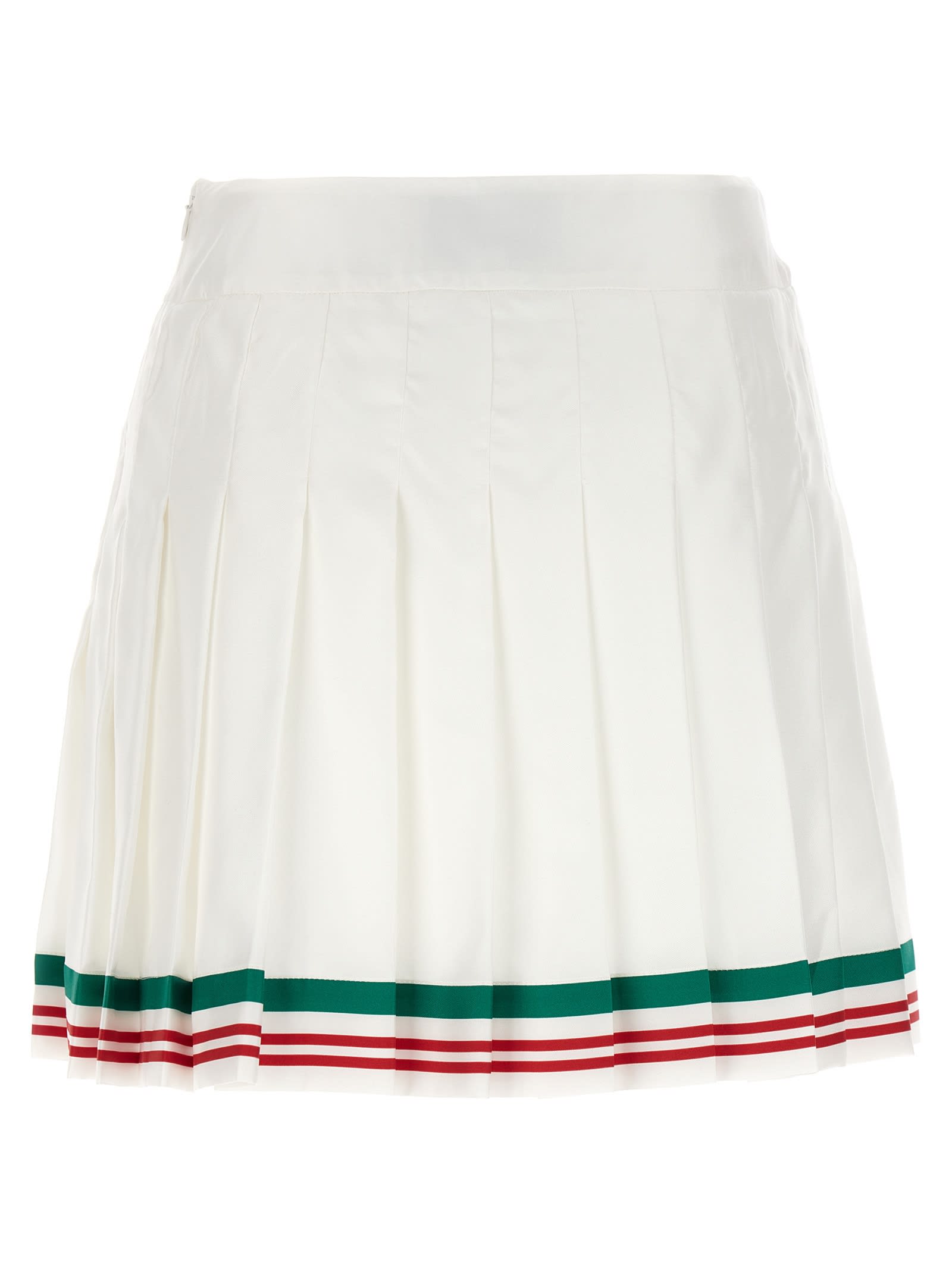Shop Casablanca Casa Way Skirt In White