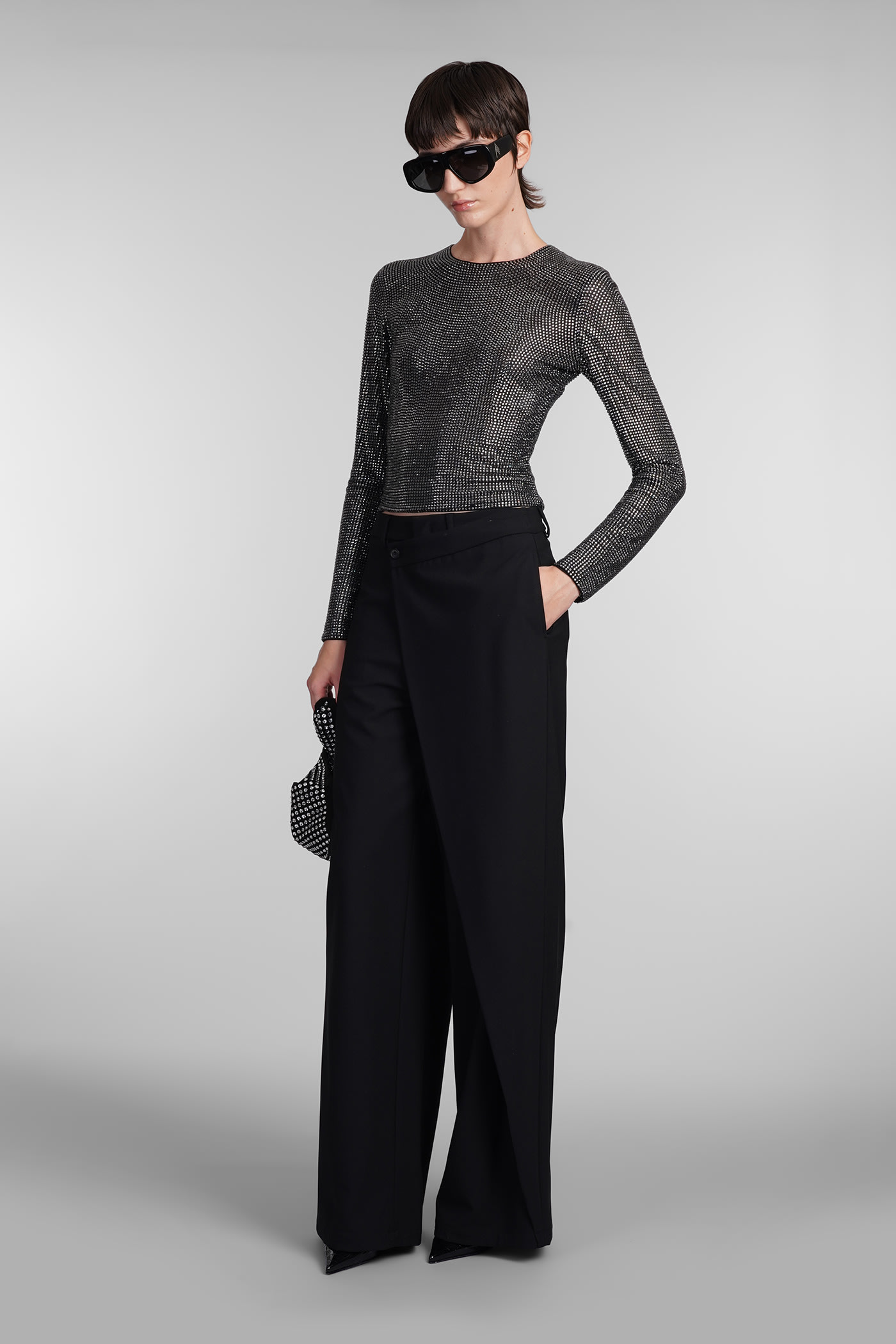 Shop Giuseppe Di Morabito Pants In Black Wool