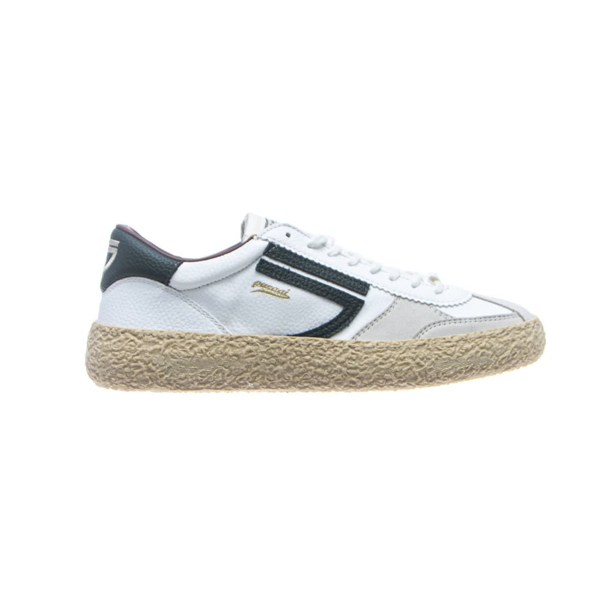 Shop Puraai Vintage Vischio Sneakers In Bianco