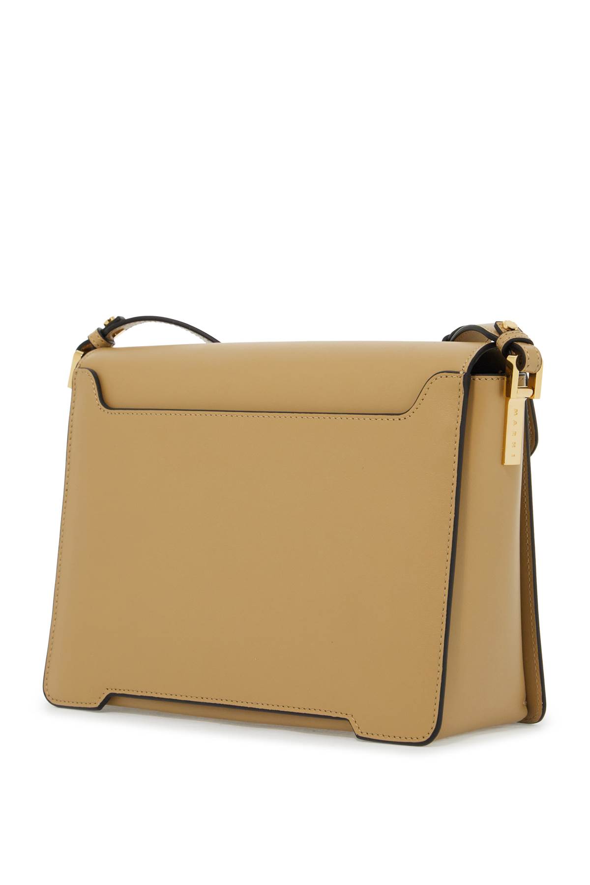 Shop Marni Medium Trunkaroo Shoulder Bag In Nomad (beige)