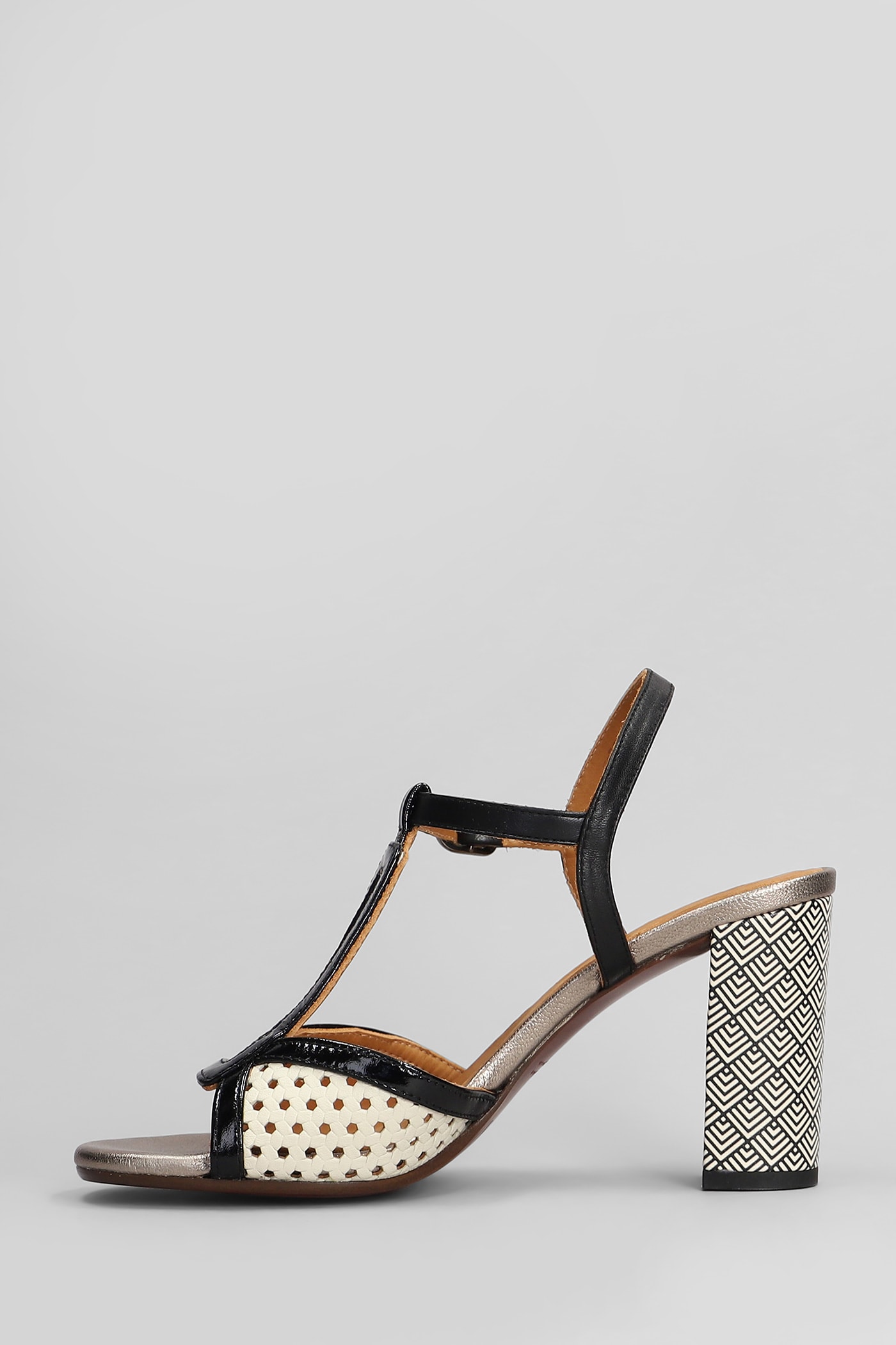 Chie Mihara Bechill Sandals In White Leather In White