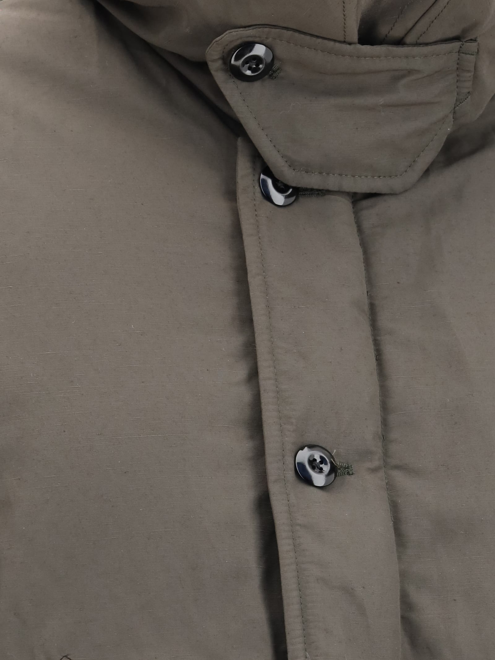 Lemaire Short Puffer Blouson In Gray