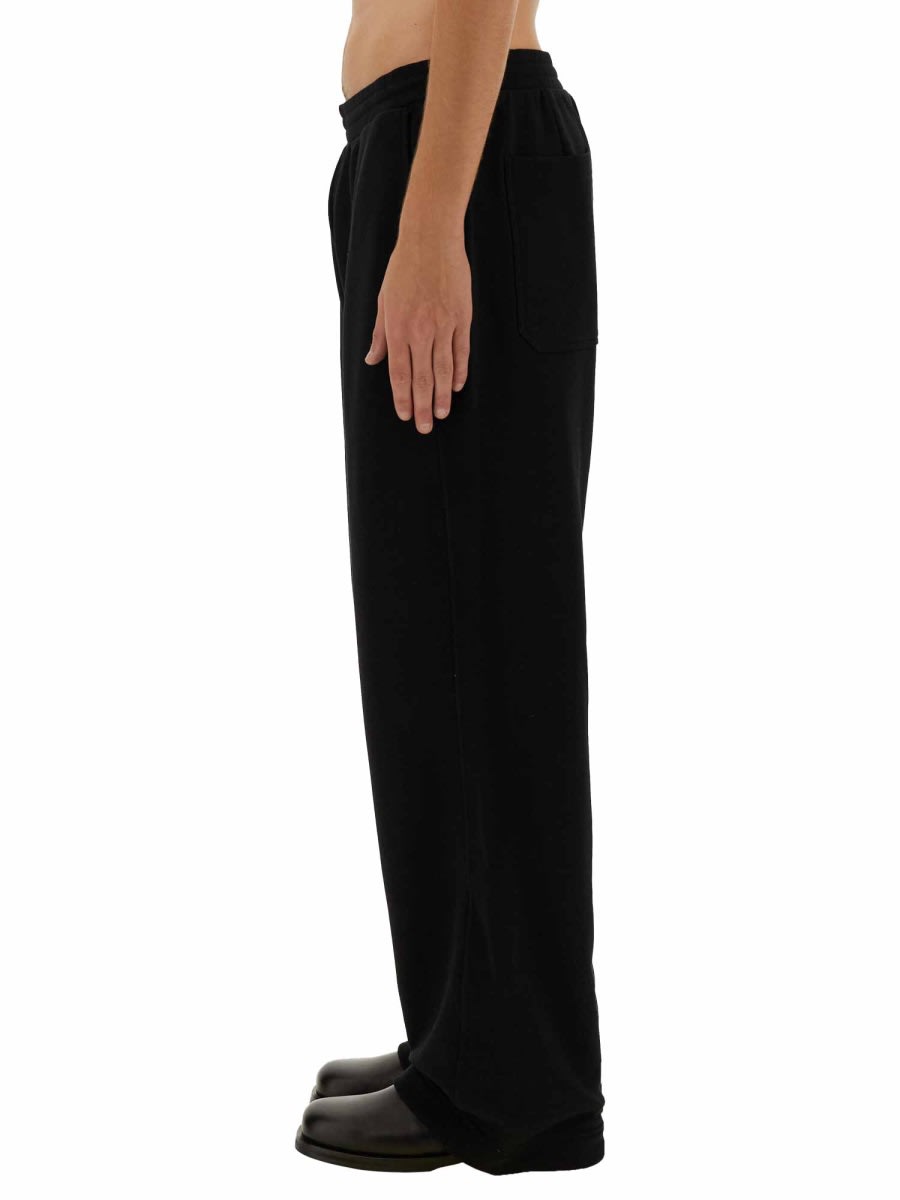 Shop Helmut Lang Jogging Pants With Zipper In Black