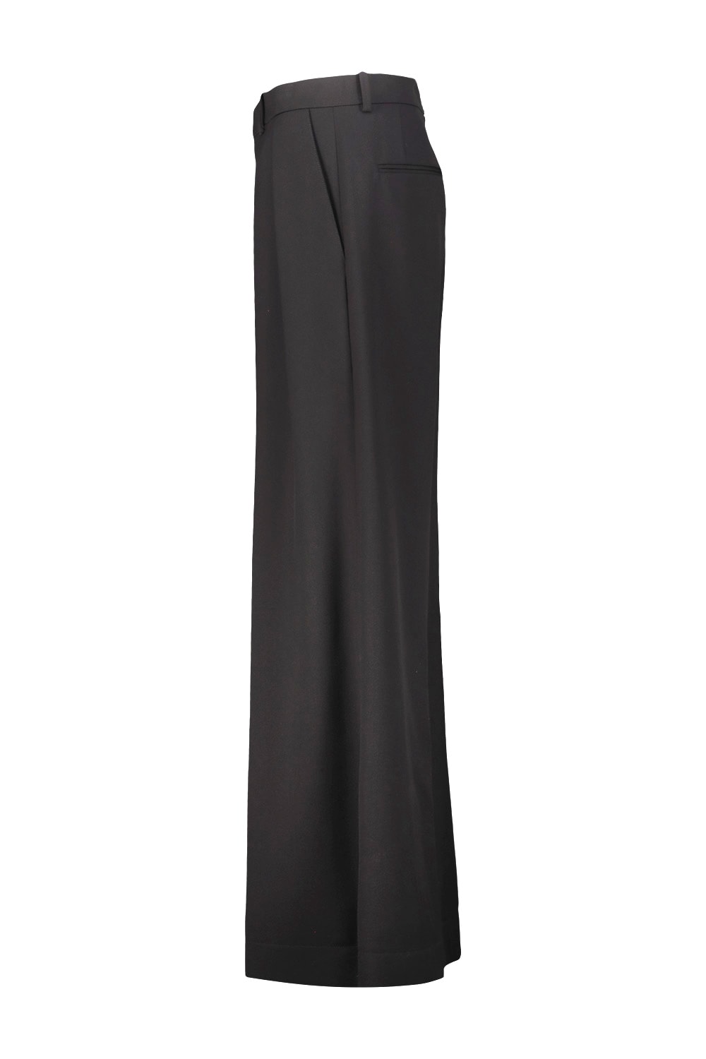 Wardrobe.nyc Low Rise Tuxedo Trousers In Black