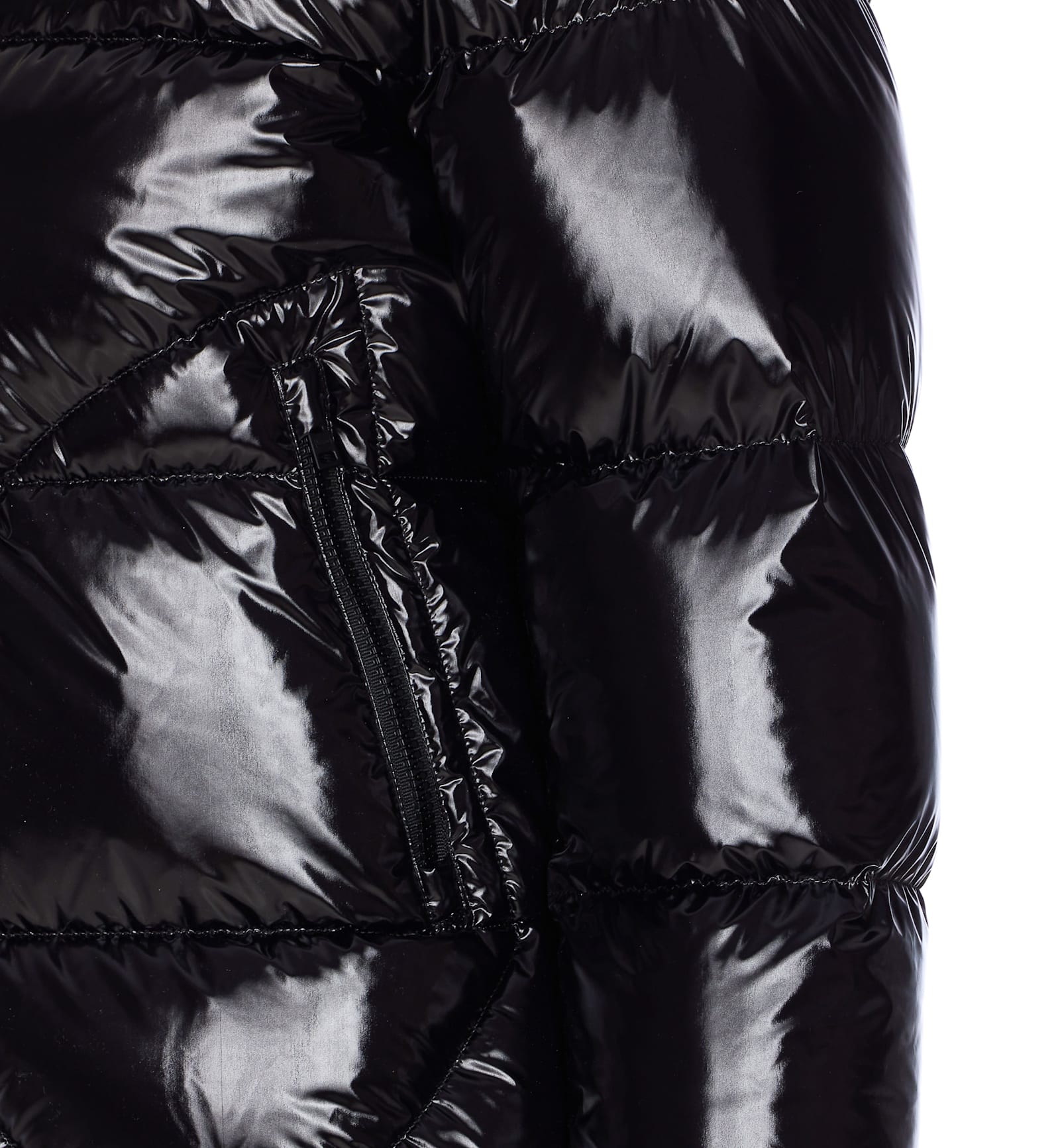 Herno Gloss Bomber In Black