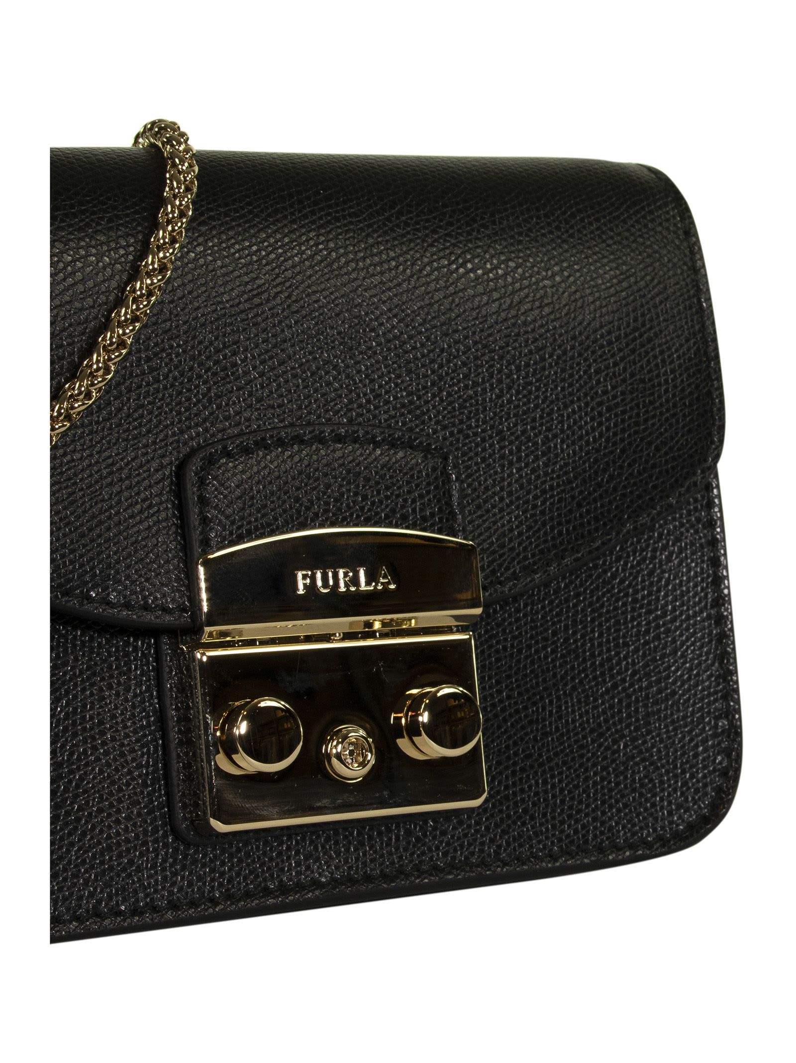 furla metropolis mini crossbody onyx