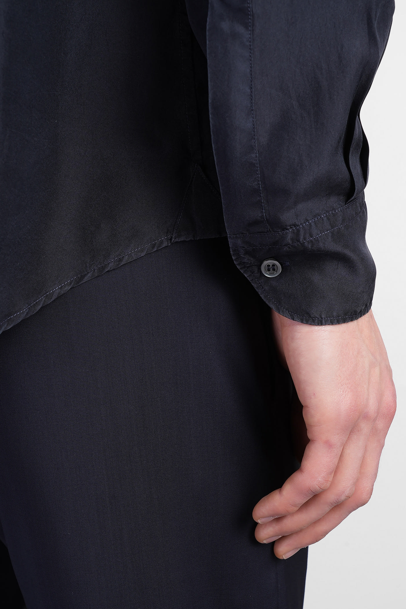 Shop Barena Venezia Maridola Shirt In Blue Silk