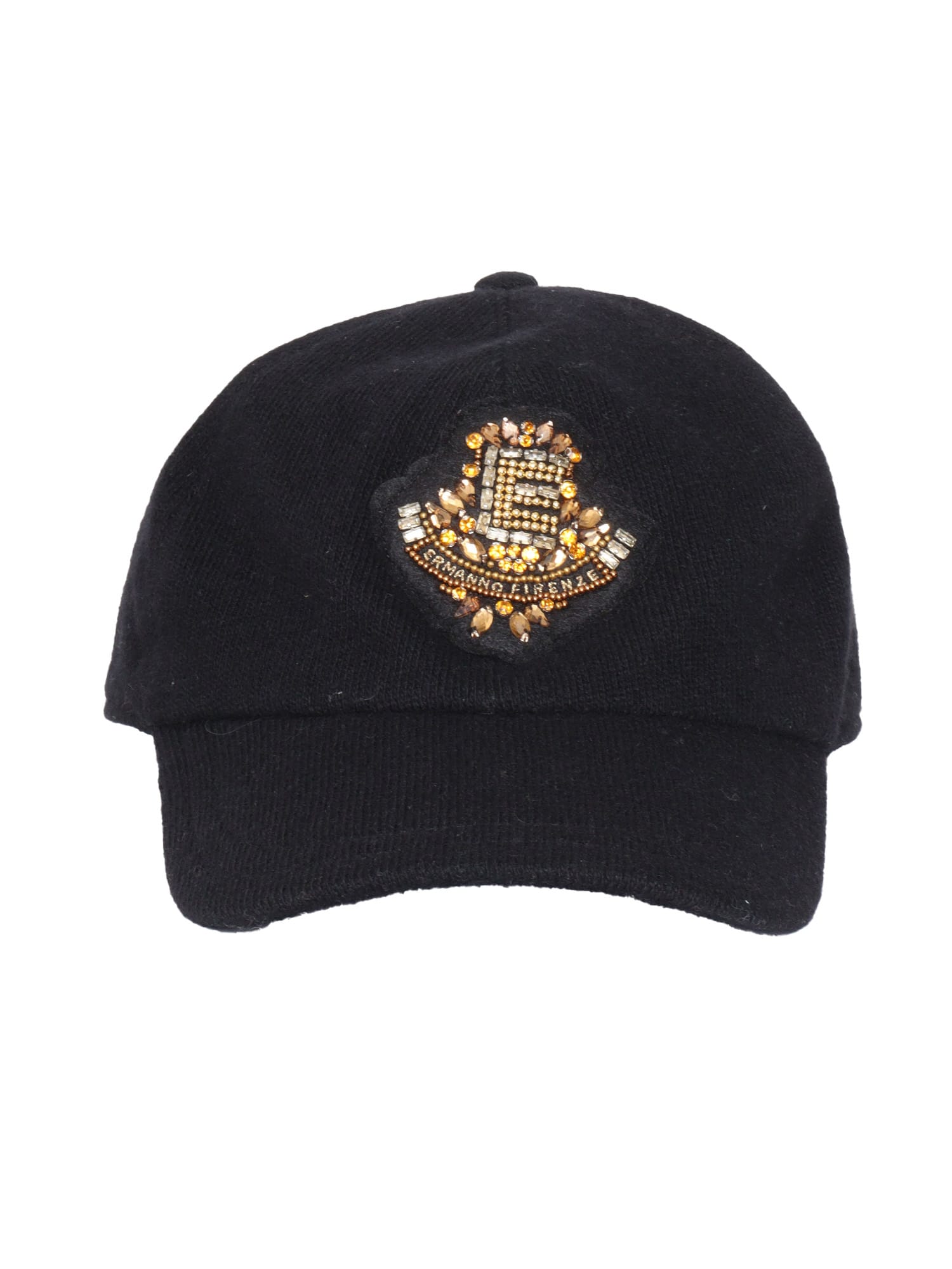 Shop Ermanno Ermanno Scervino Baseball Cap In Black