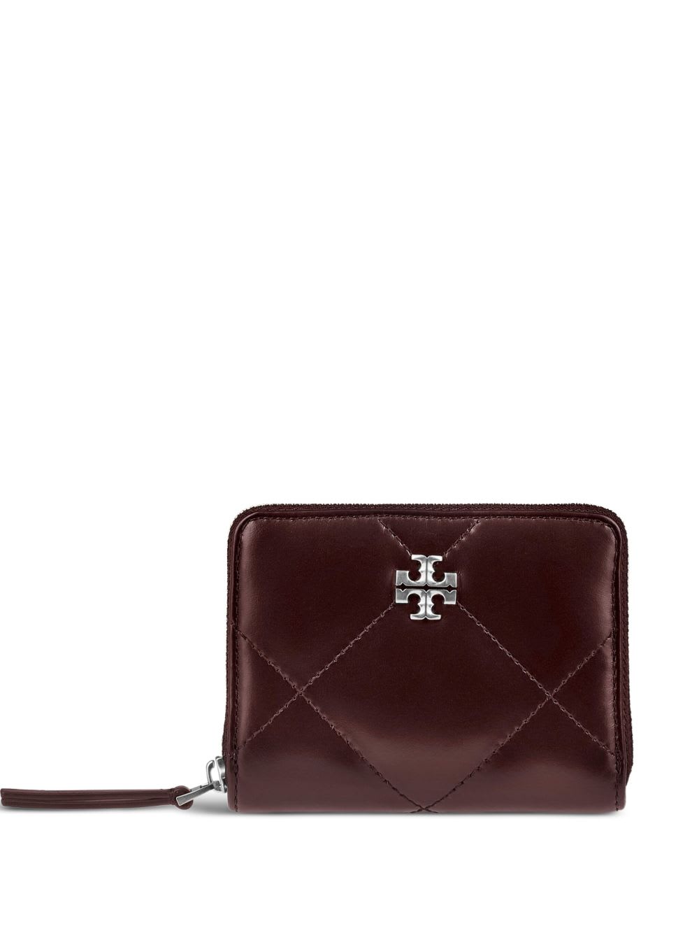 Tory Burch Kira Small Leather Wallet In Burgundy