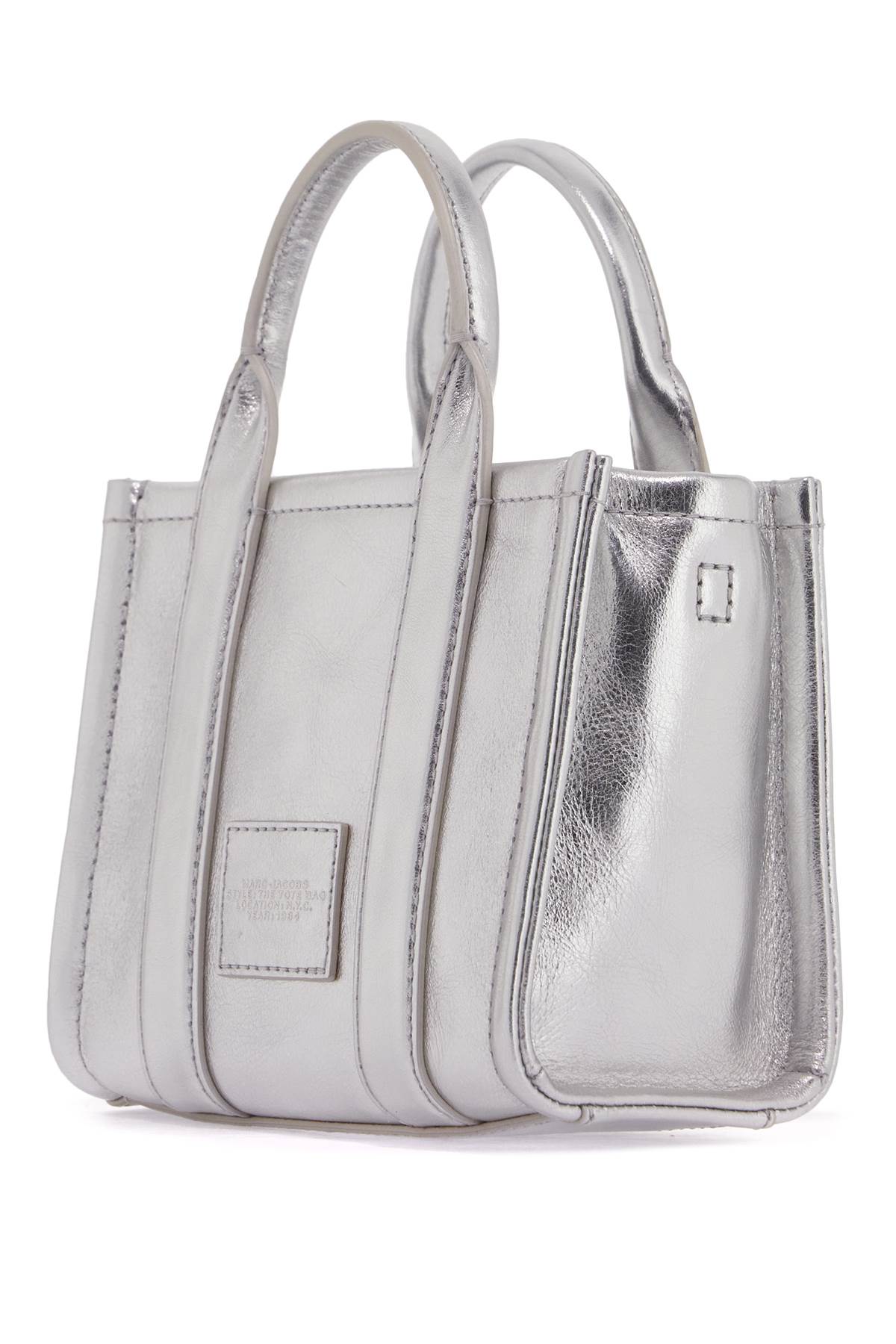 Marc Jacobs The Crossbody Tote Bag Leather In Silver