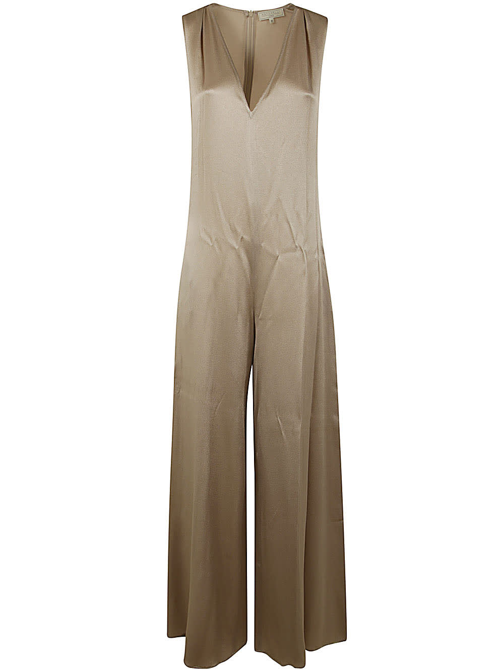 Antonelli Mccurry Sleeveless Jumpsuit In Champagne