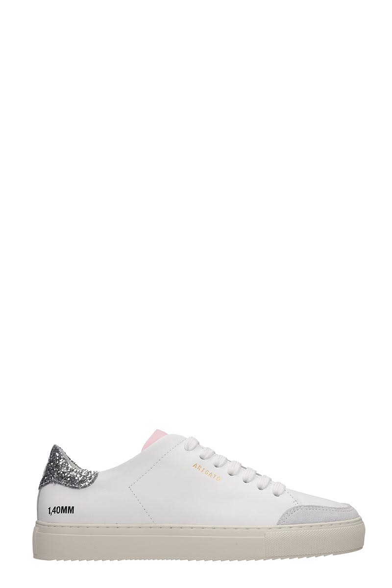 AXEL ARIGATO CLEAN 90 SNEAKERS IN WHITE LEATHER,11270819