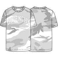 Givenchy Kids' Gray T-shirt For Boy With Camouflage Print In Grey