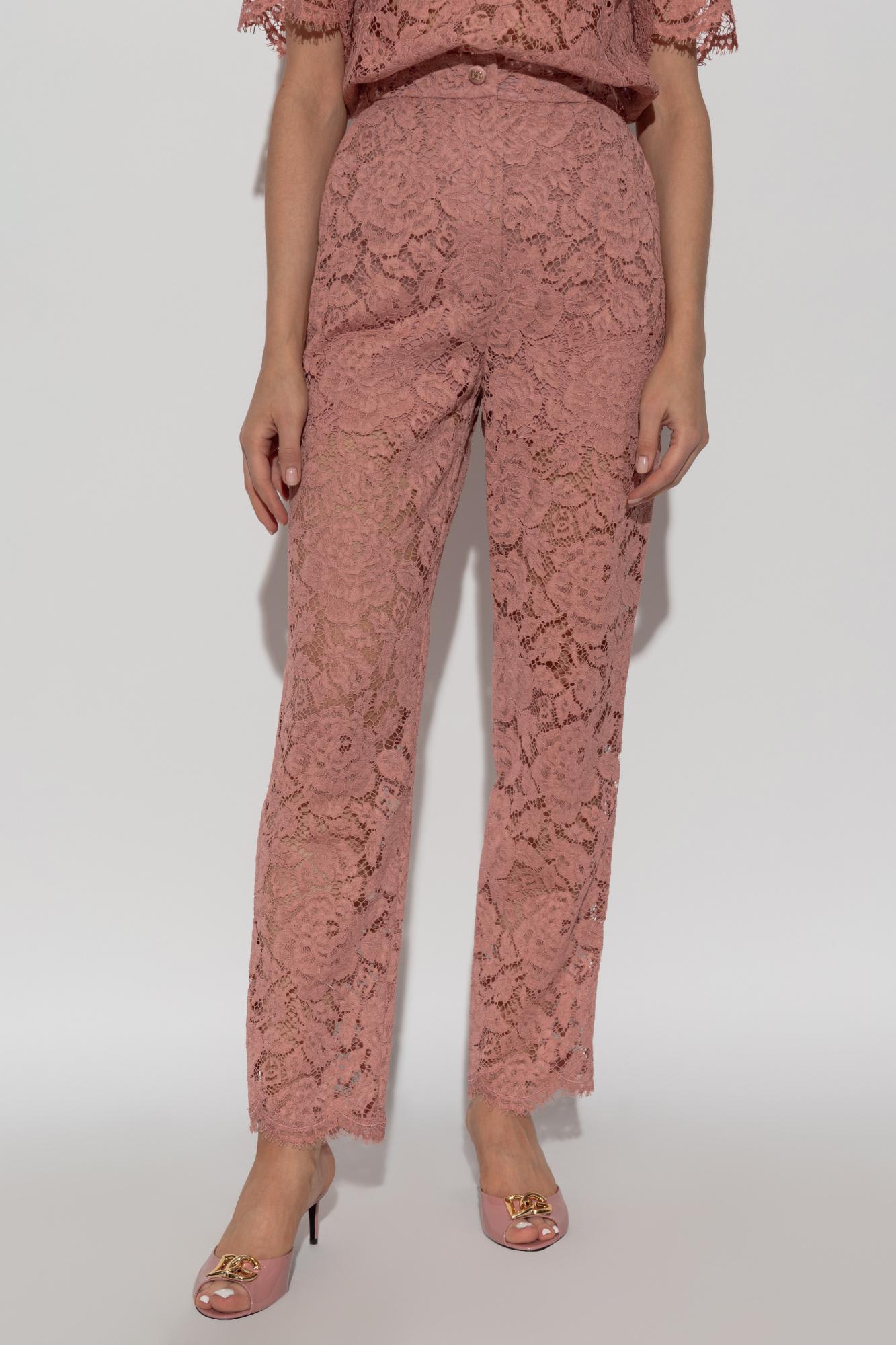 Dolce & Gabbana Pants In Pink